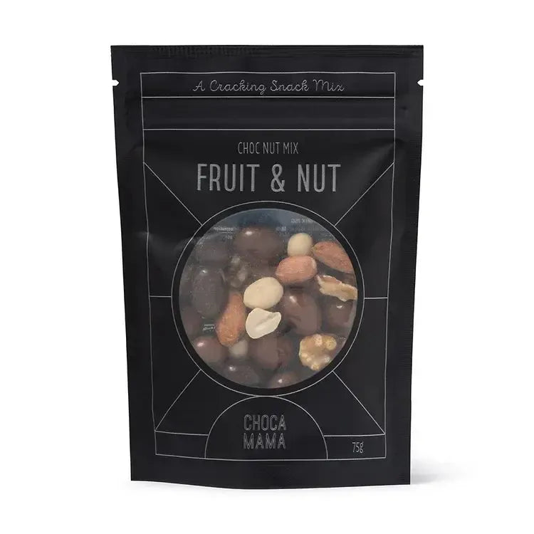 Black Label Fruit & Nut Chocolate & Nude Combination Mix 75g-Gourmet Food & Drink-Chocamama-The Bay Room