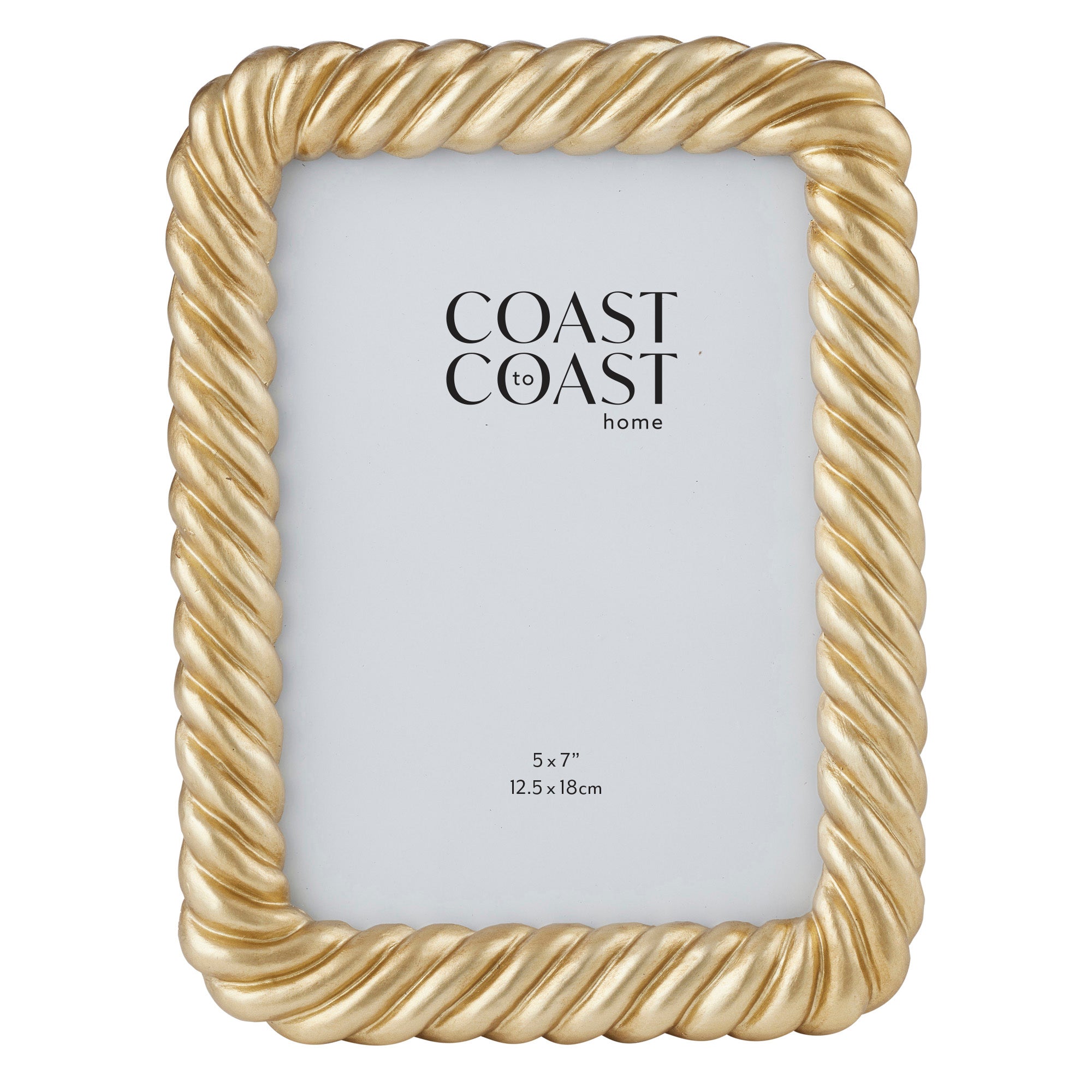 Blake Resin 5x7" Frame 18x23cm Gold-Decor Items-Coast To Coast Home-The Bay Room