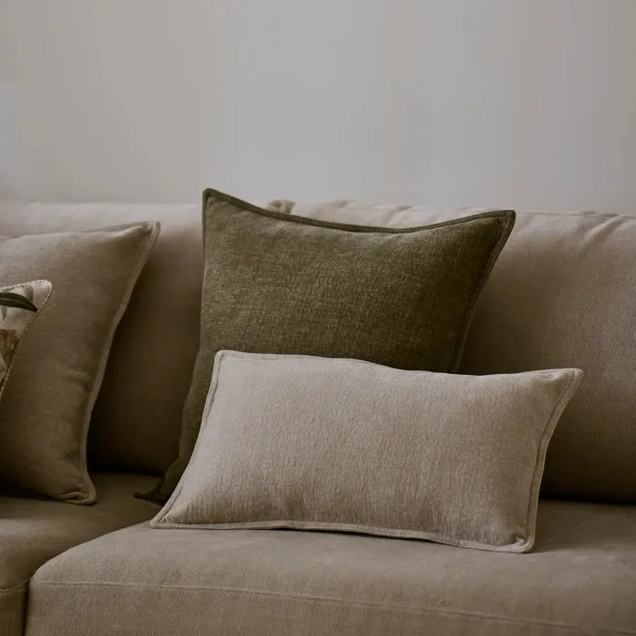 Blake Sage Green Cushion 50x50cm-Soft Furnishings-Madras Link-The Bay Room
