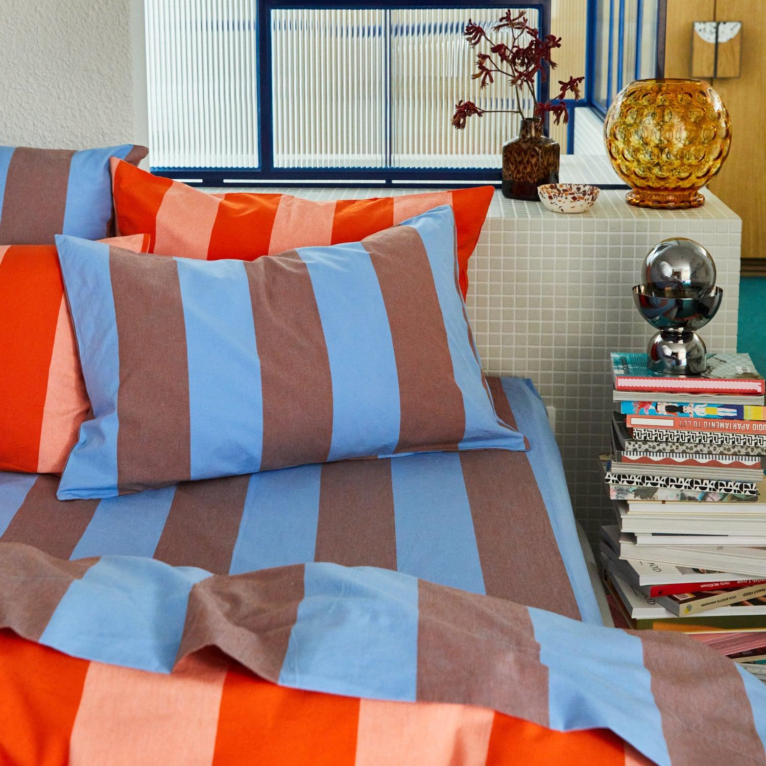 Blanca Cotton Pillowcase Set - Tiramisu - Standard-Soft Furnishings-PLAY by Sage & Clare-The Bay Room