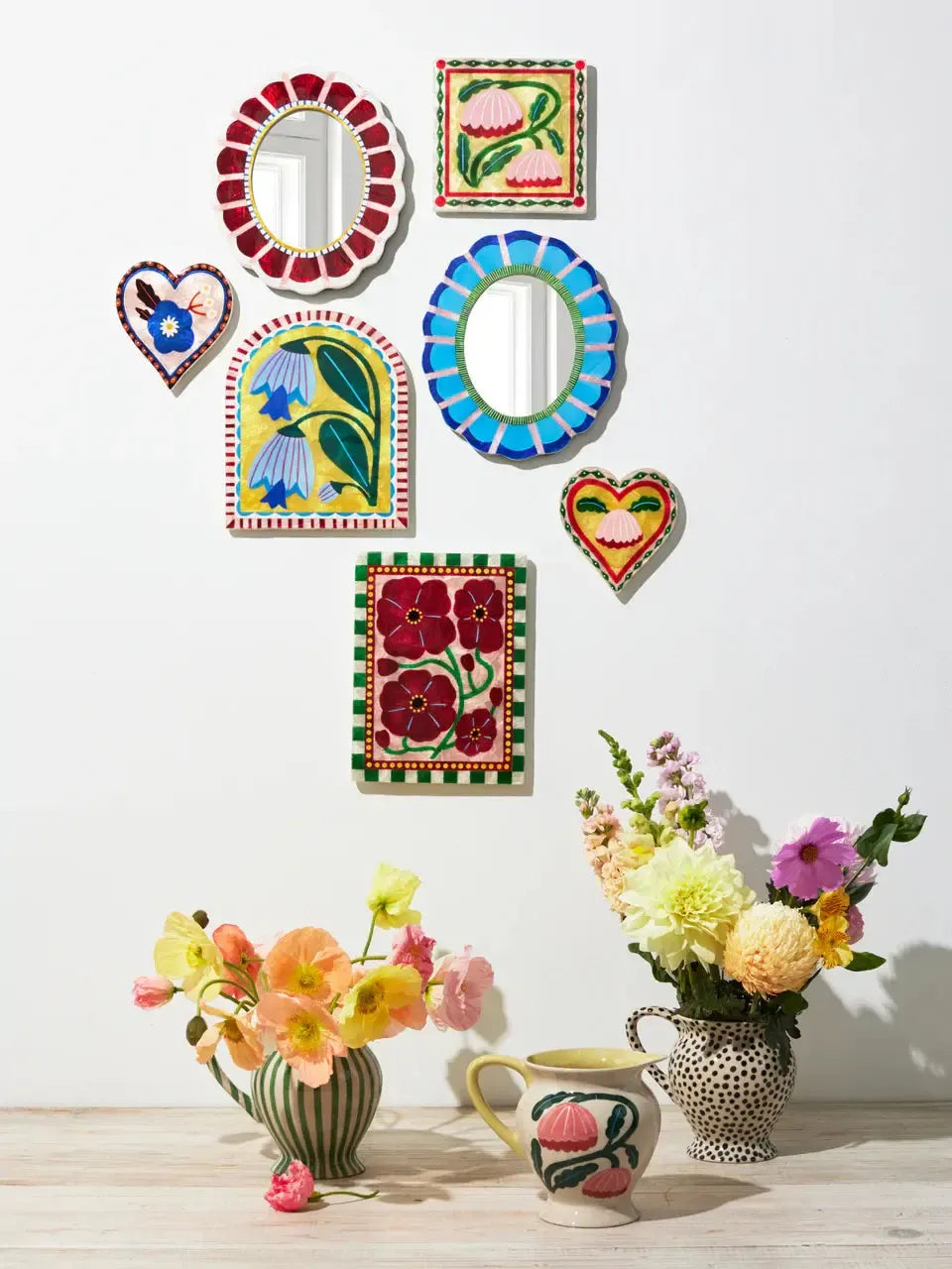 Bloom Nouveau Blue Heart-Wall Decor-Jones & Co-The Bay Room