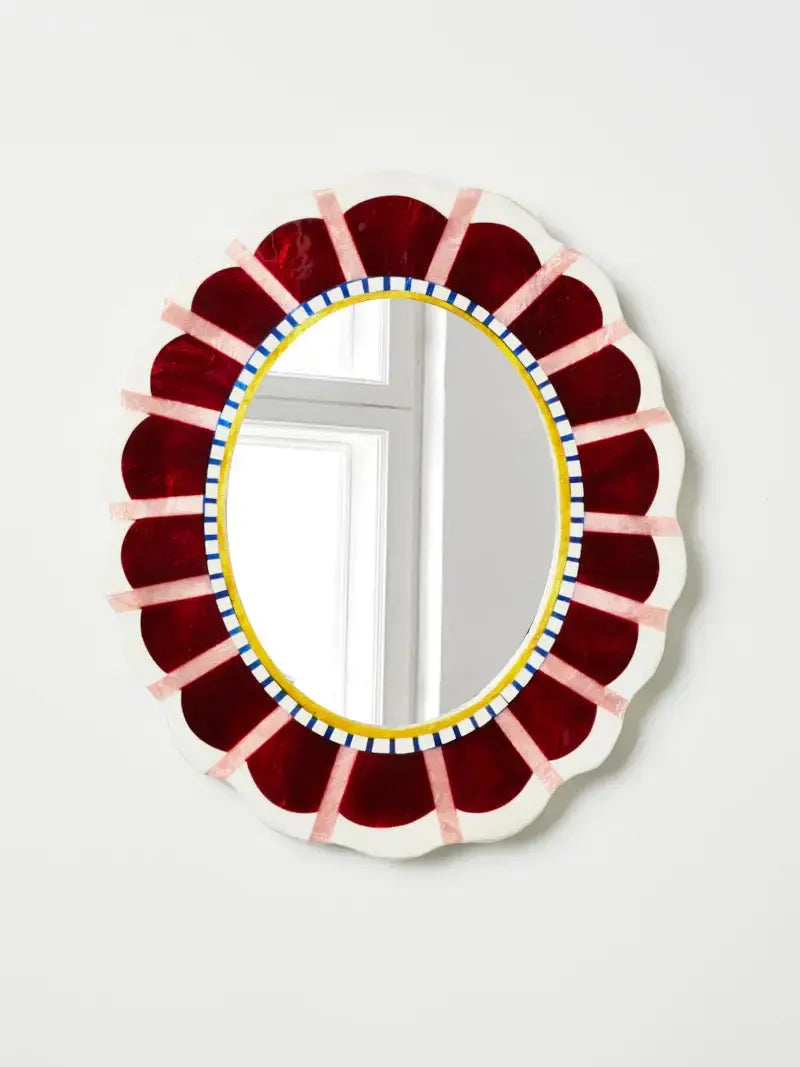 Bloom Nouveau Wine Mirror-Wall Decor-Jones & Co-The Bay Room