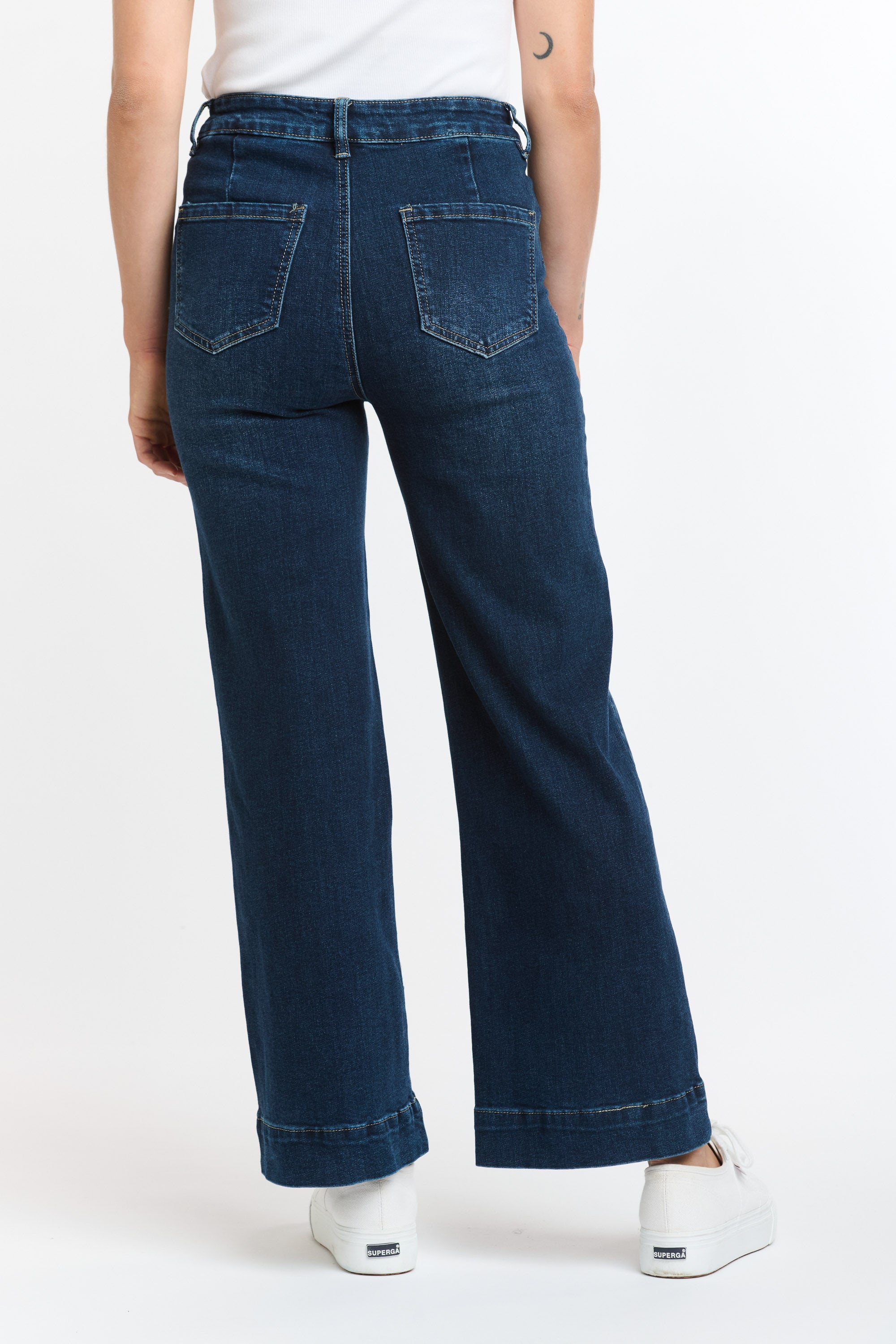 Bobbi 7/8th Jeans - Dark Wash-Jeans-Italian Star-The Bay Room