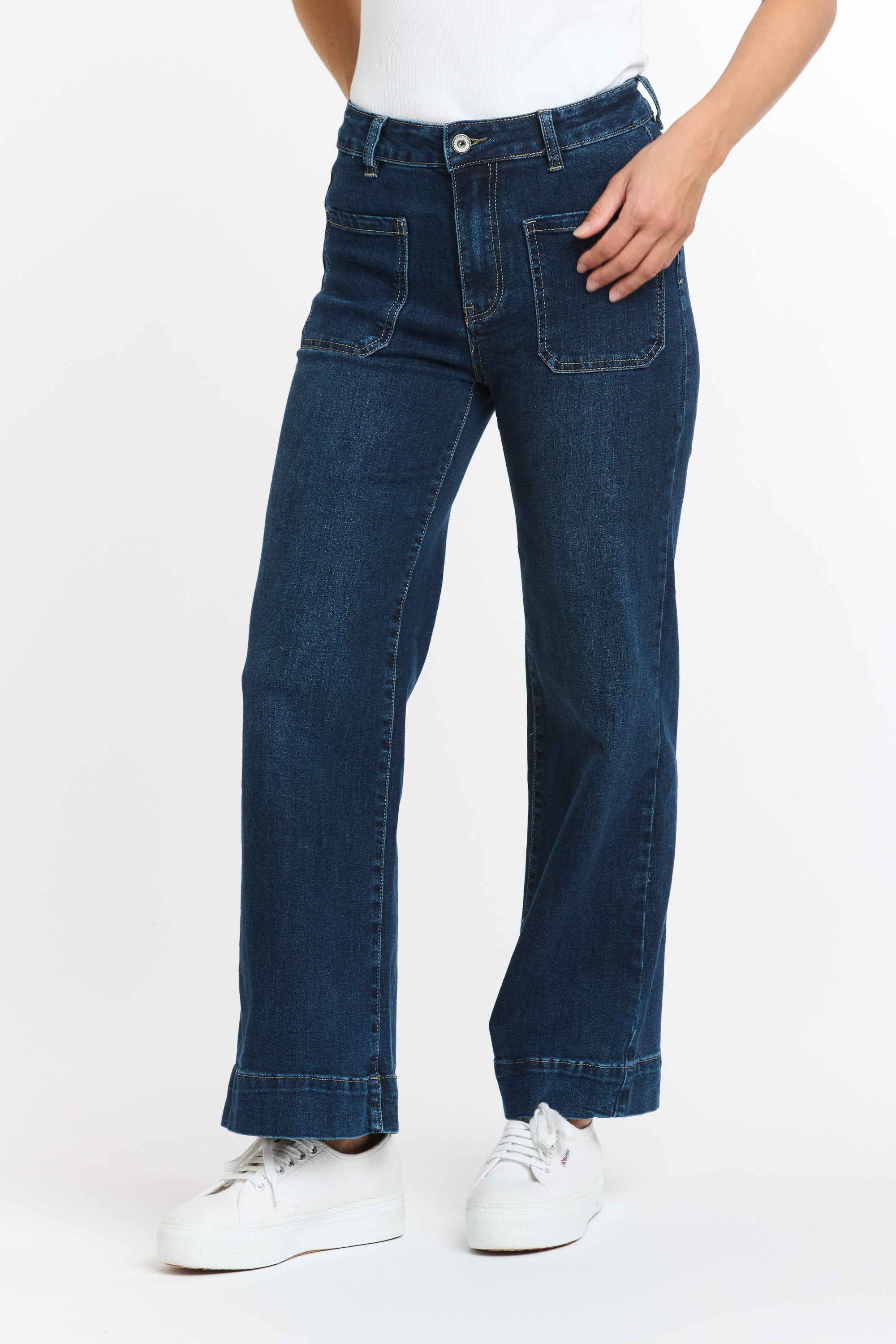 Bobbi 7/8th Jeans - Dark Wash-Jeans-Italian Star-The Bay Room