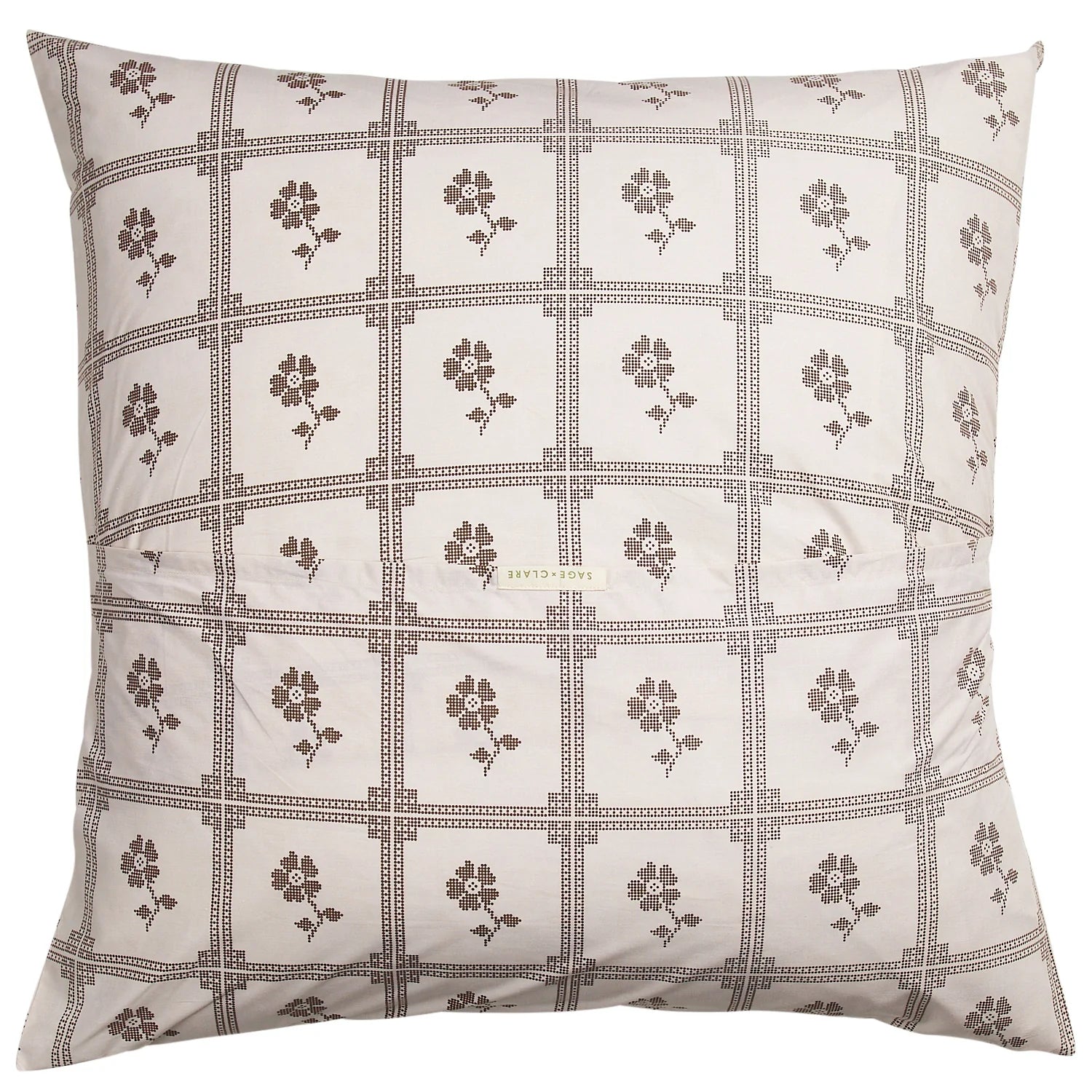 Bonny Cotton Euro Pillowcase Set-Soft Furnishings-Sage & Clare-The Bay Room