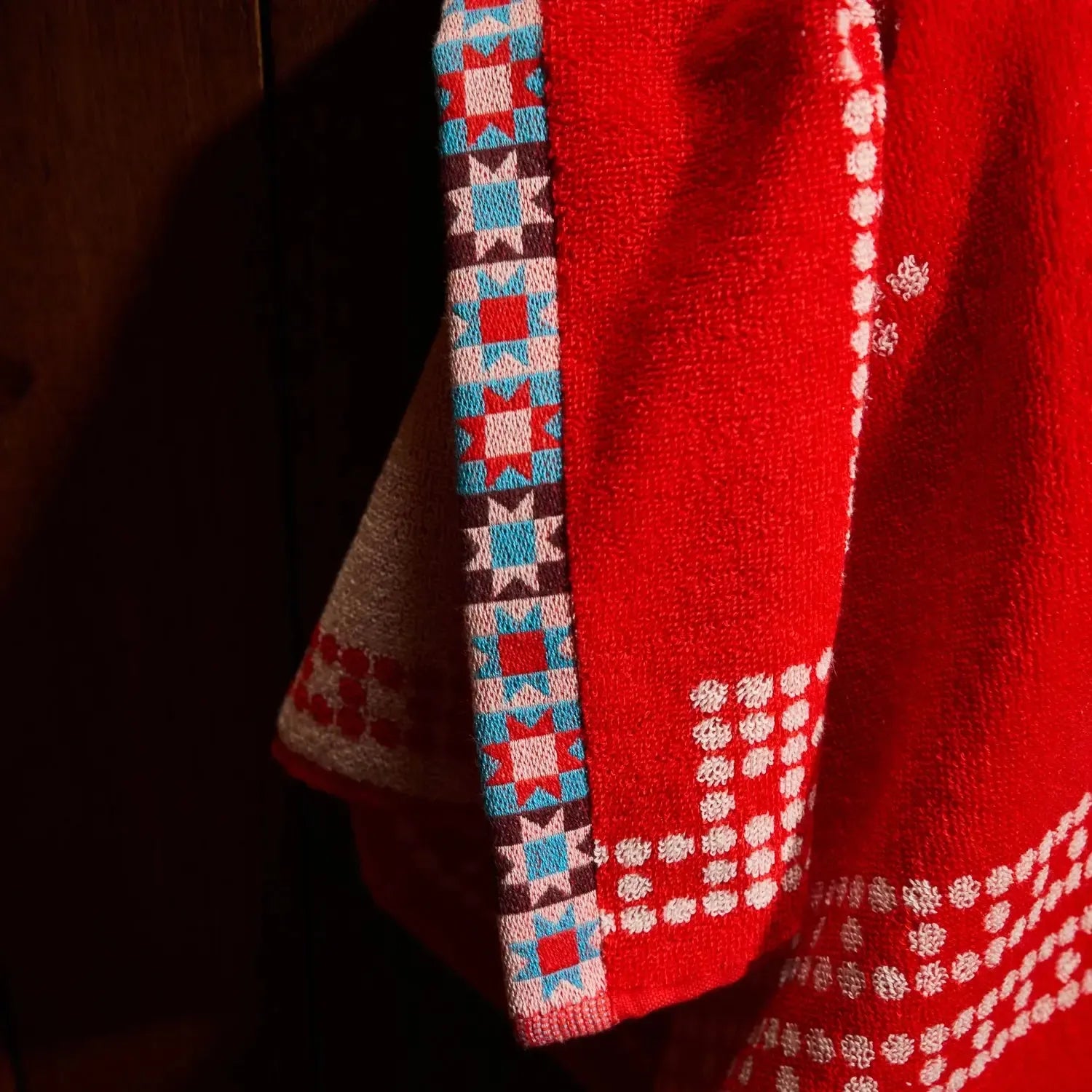Bonny Hand Towel - Poppy-Soft Furnishings-Sage & Clare-The Bay Room