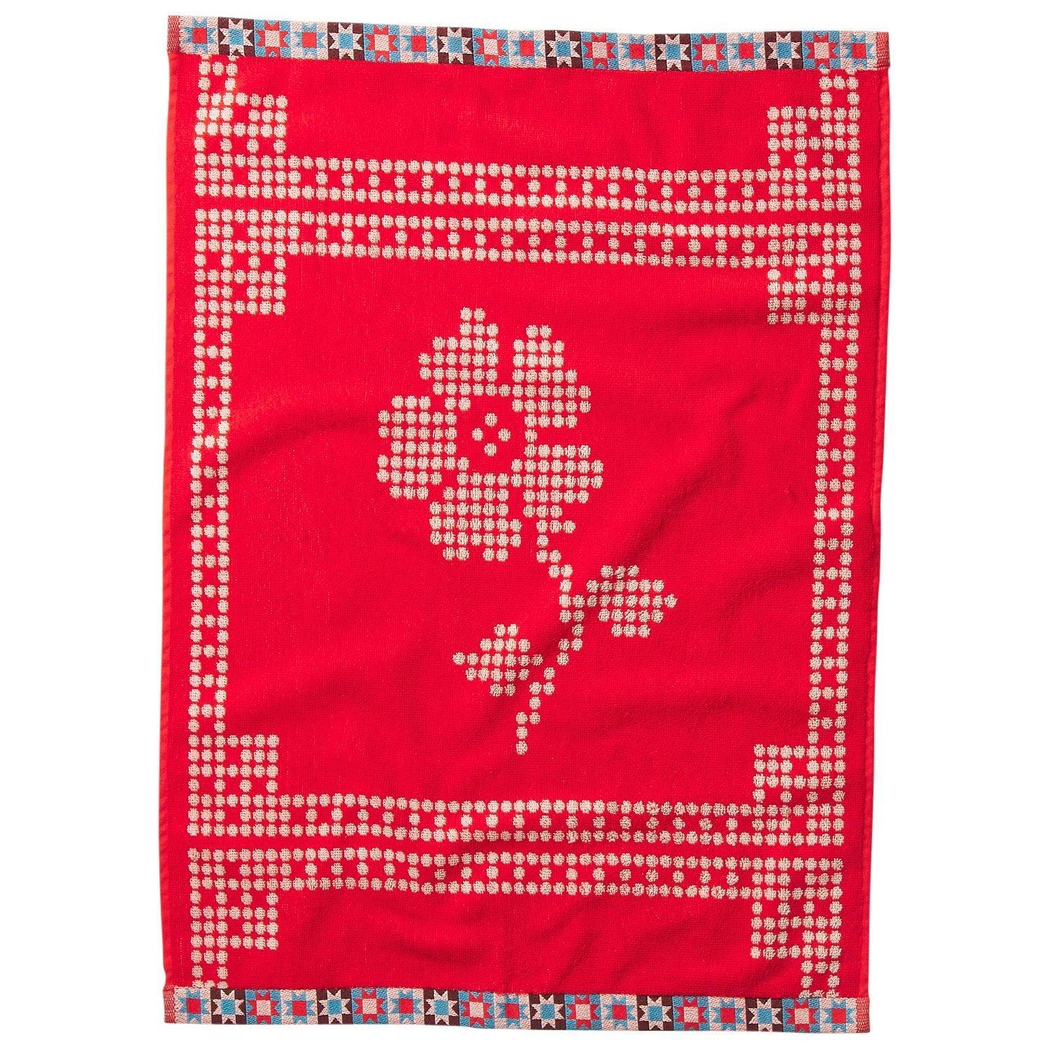 Bonny Hand Towel - Poppy-Soft Furnishings-Sage & Clare-The Bay Room
