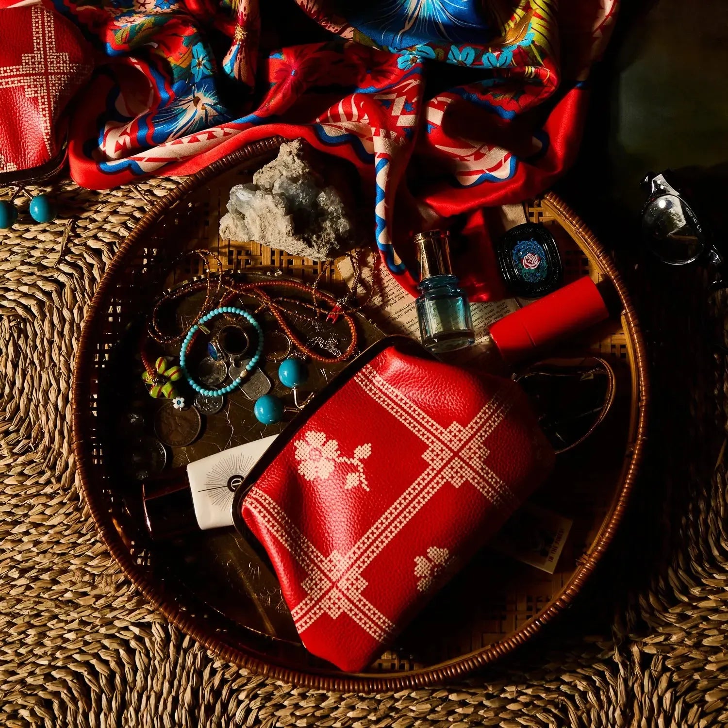 Bonny Large Purse - Poppy-Bags & Clutches-Sage & Clare-The Bay Room