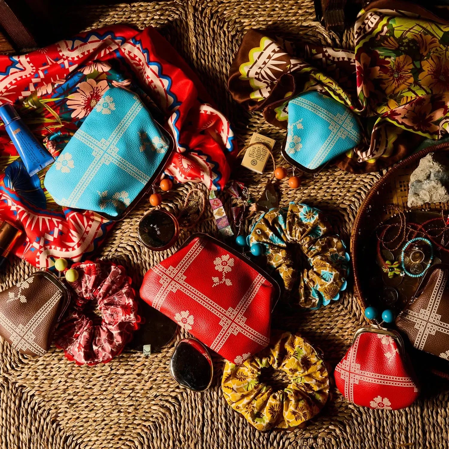 Bonny Small Purse - Poppy-Bags & Clutches-Sage & Clare-The Bay Room