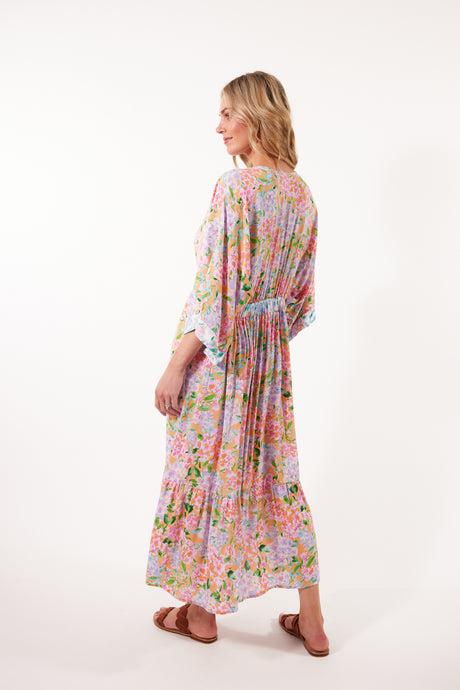 Botanical Relax Dress - Sunset Hydrangea-Dresses-Isle Of Mine-Onesize-The Bay Room