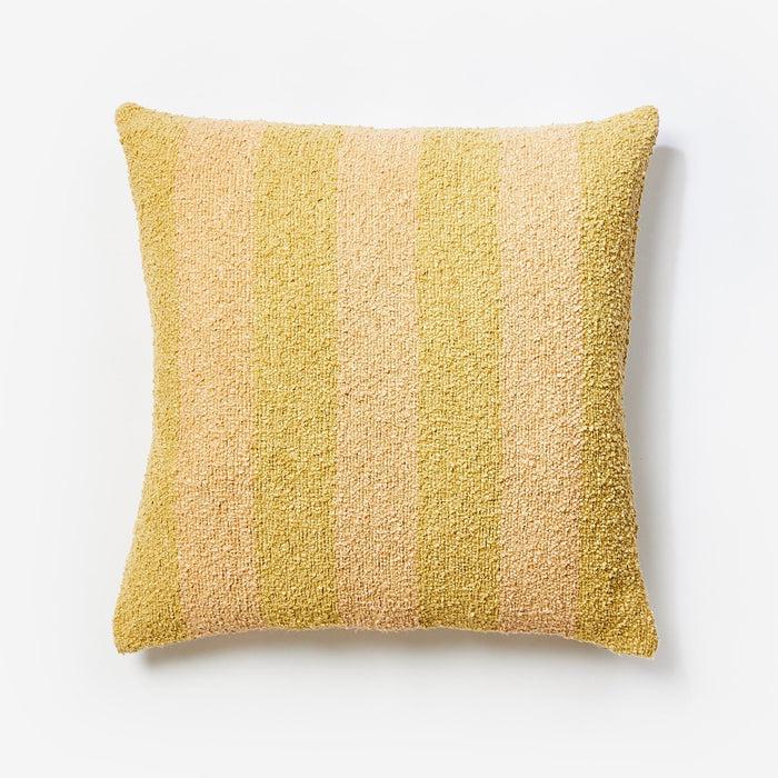 Boucle Stripe Wheat 60cm Cushion-Soft Furnishings-Bonnie & Neil-The Bay Room