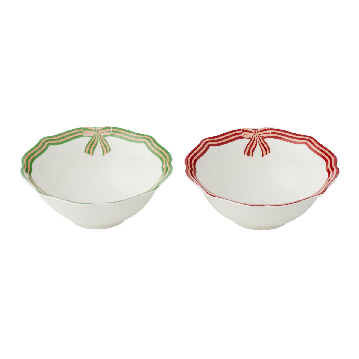 Bow Bowl Ceramic 15cm-Christmas-Coast To Coast Home-The Bay Room