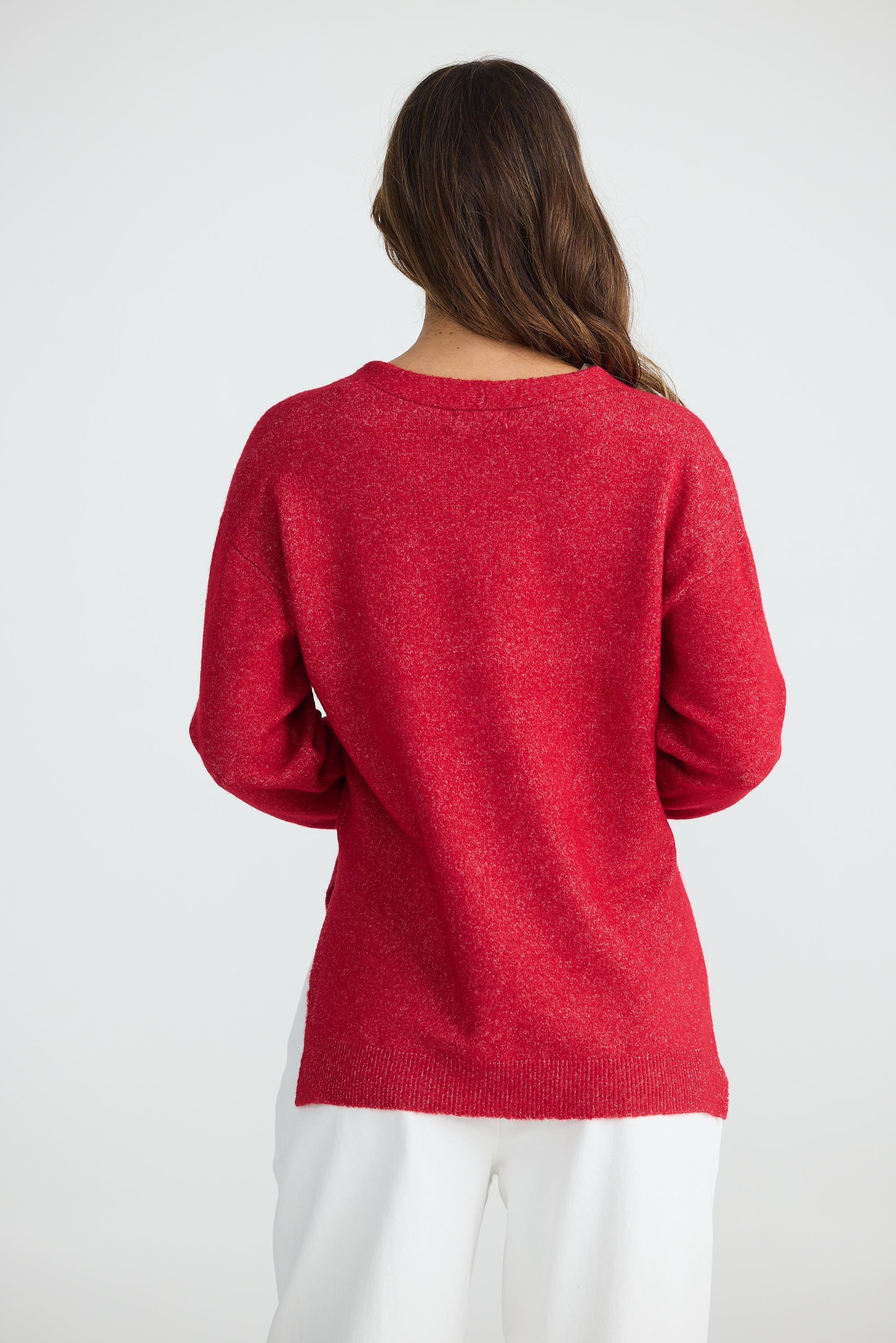 Britney Knit - Red-Knitwear & Jumpers-Brave & True-The Bay Room