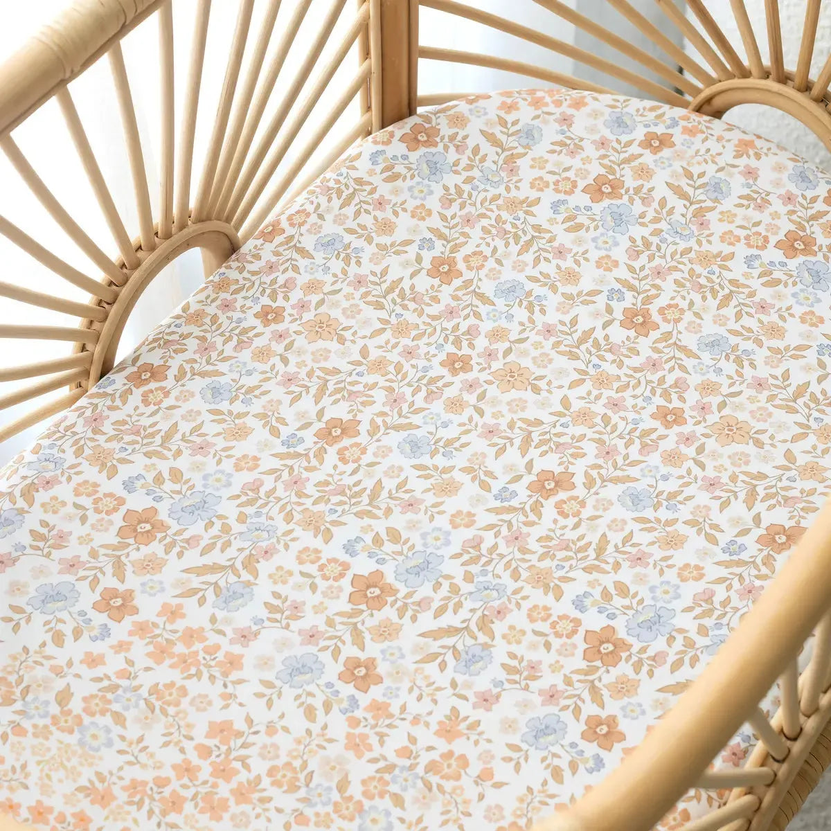 Broderie Organic Fitted Bassinet Sheet/Change Pad-Nursery & Nurture-Fox & Fallow-The Bay Room