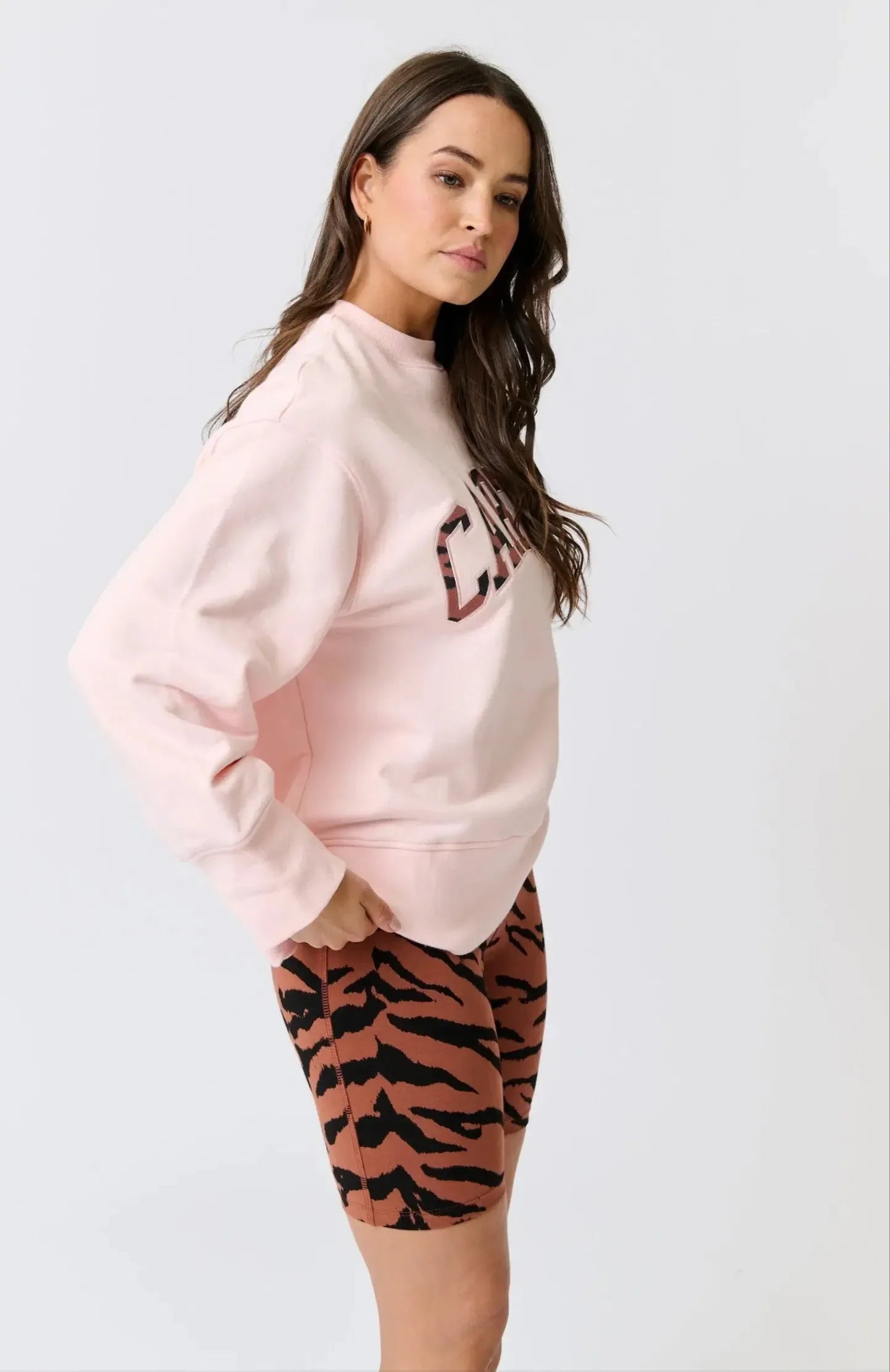 Bronwyn Sweater - Washed Pink-Knitwear & Jumpers-Cartel & Willow-The Bay Room
