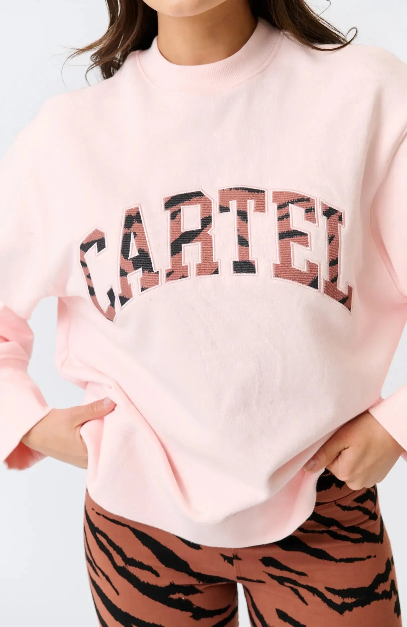 Bronwyn Sweater - Washed Pink-Knitwear & Jumpers-Cartel & Willow-The Bay Room
