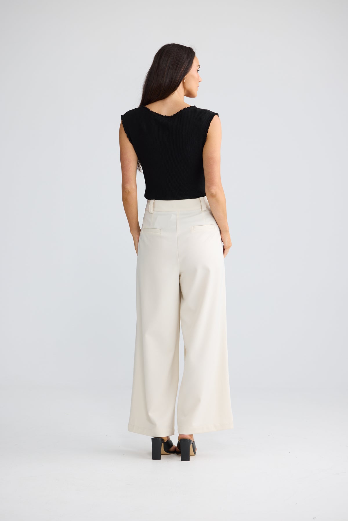 Brooke Pant - Cream-Pants-Brave & True-The Bay Room