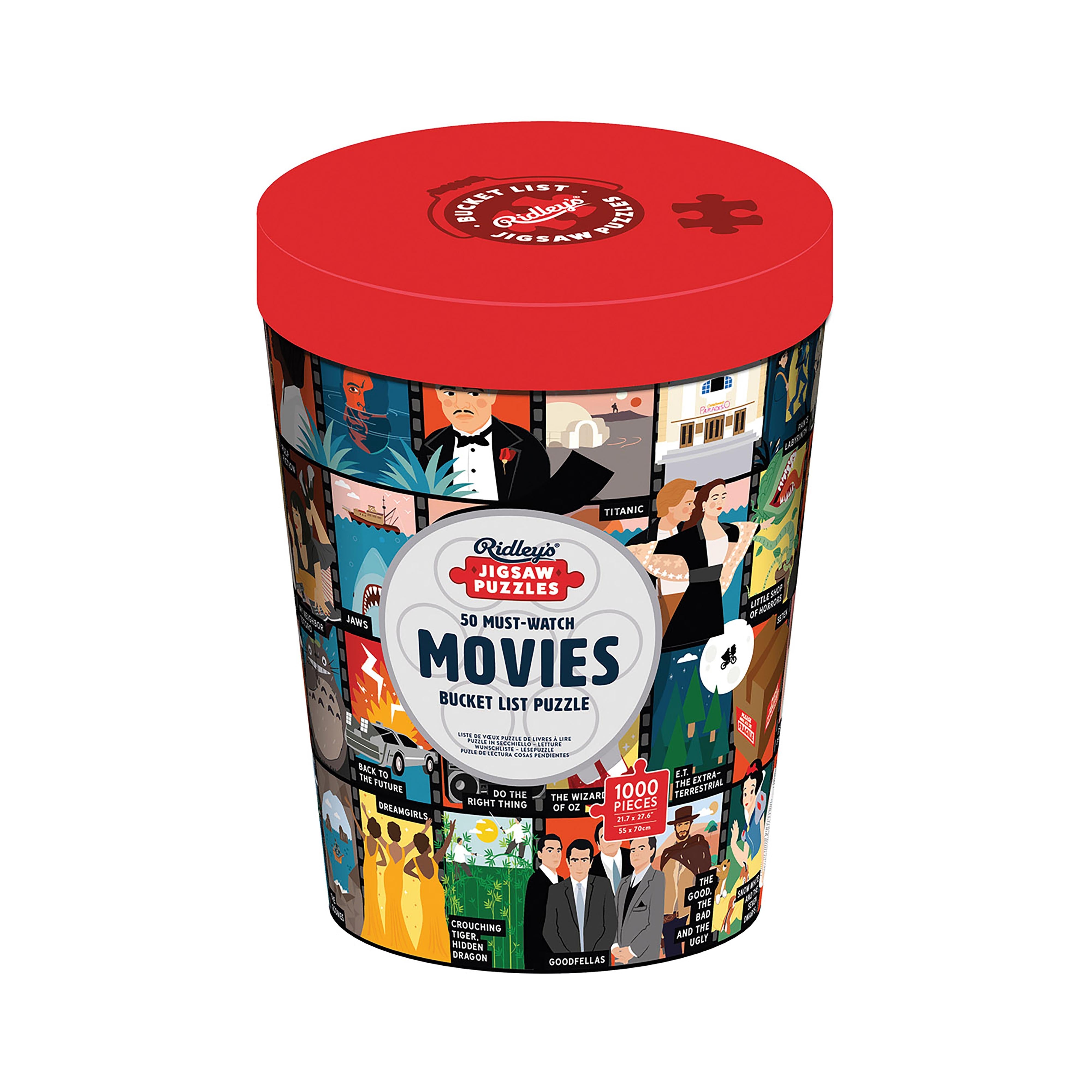 Bucket List Puzzle - 50 Must-Watch Movies-Fun & Games-Ridley's-The Bay Room