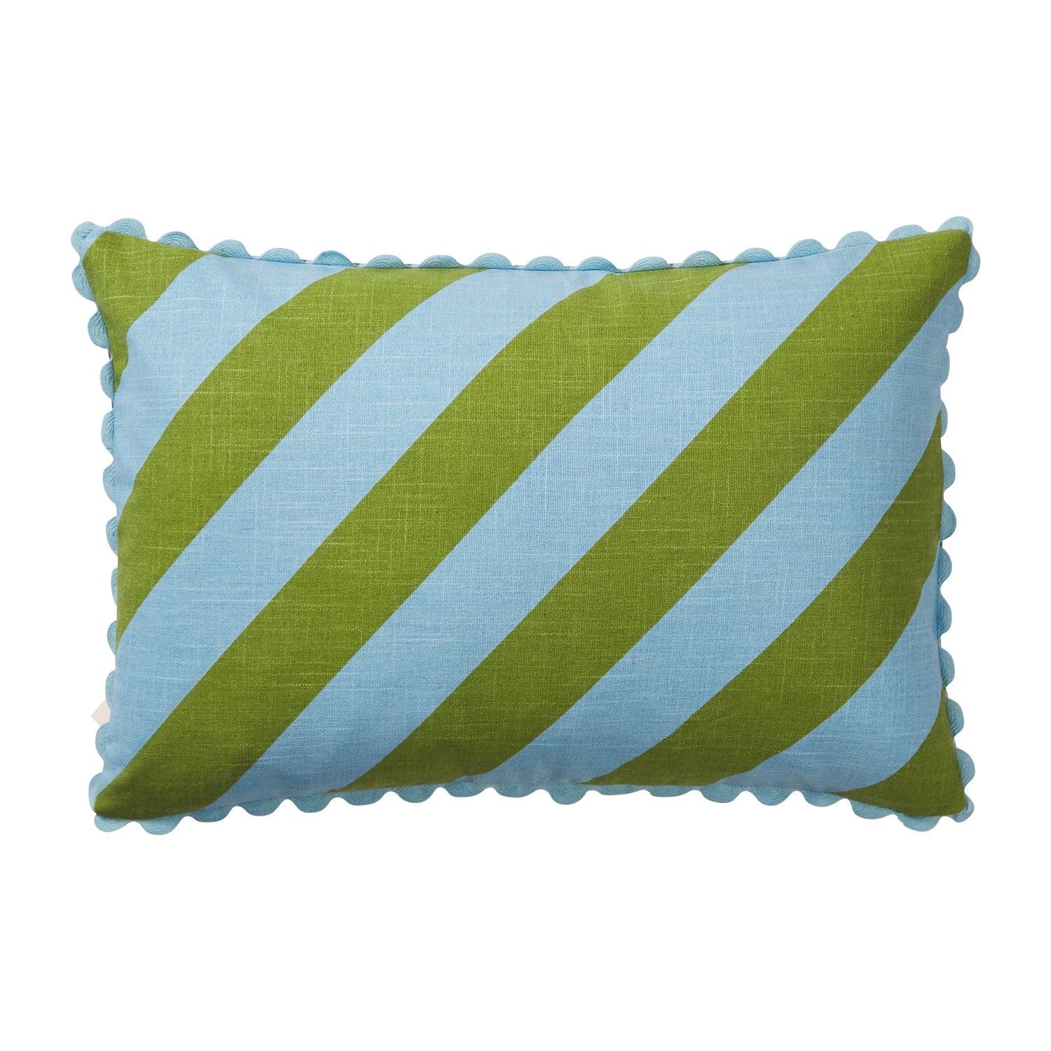 Bundi Stripe Cushion - Sky-Soft Furnishings-PLAY by Sage & Clare-The Bay Room