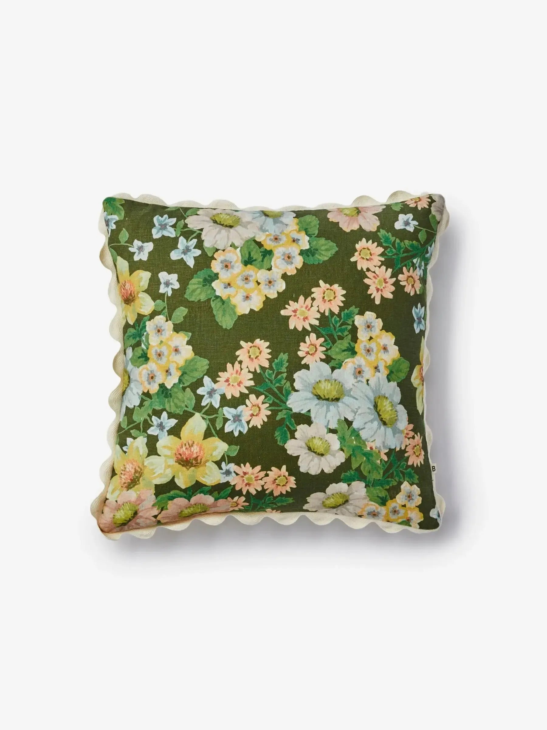 Buttercup Olive 50cm Cushion-Soft Furnishings-Bonnie & Neil-The Bay Room