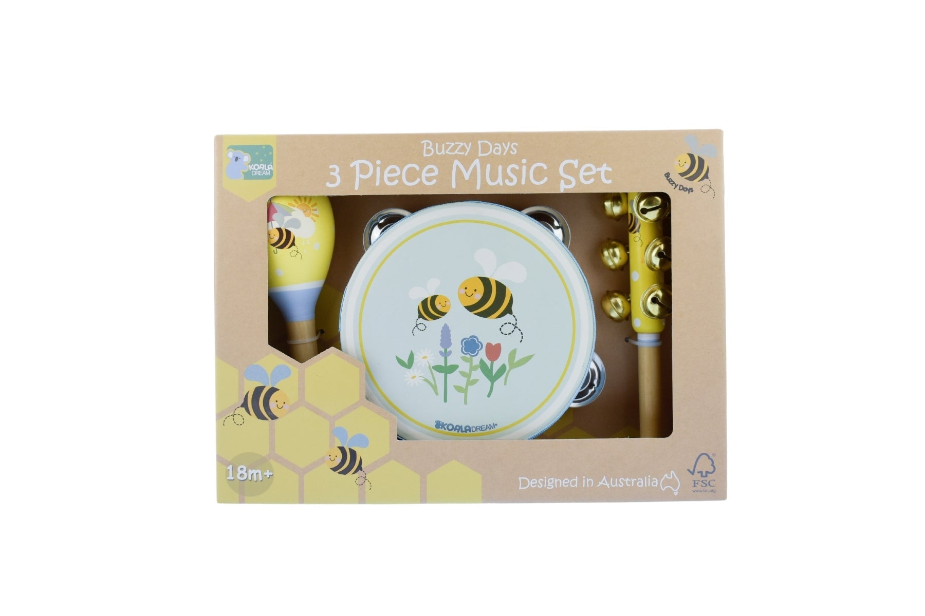 Buzzy Days Bee 3pcs Musical Set-Toys-Eleganter-The Bay Room