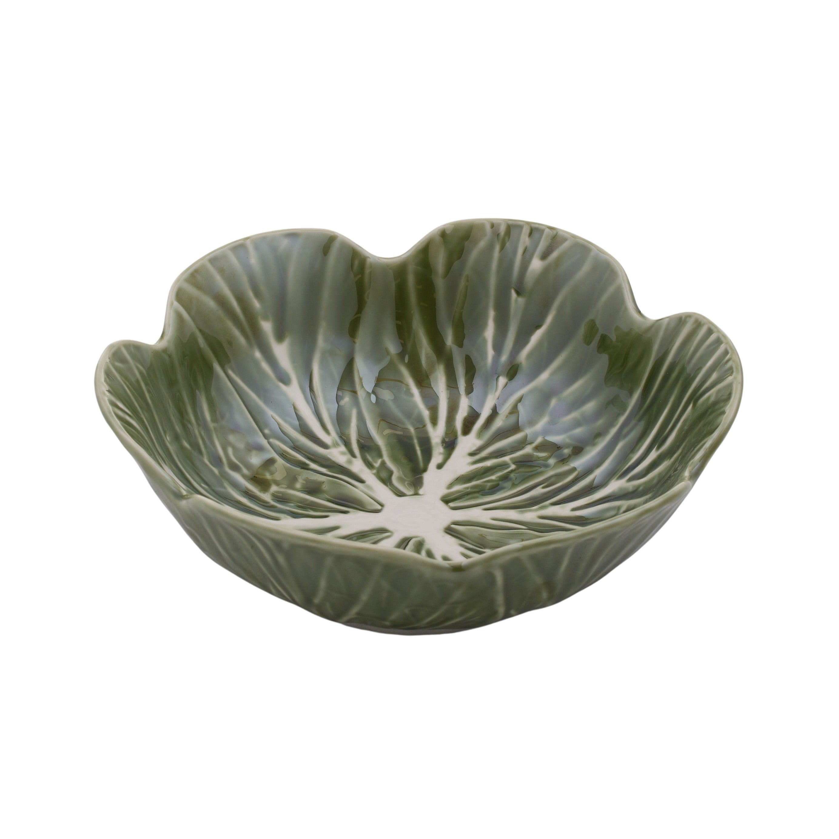 Cabbage Ceramic Bowl 22.5x7cm Green-Dining & Entertaining-Coast To Coast Home-The Bay Room