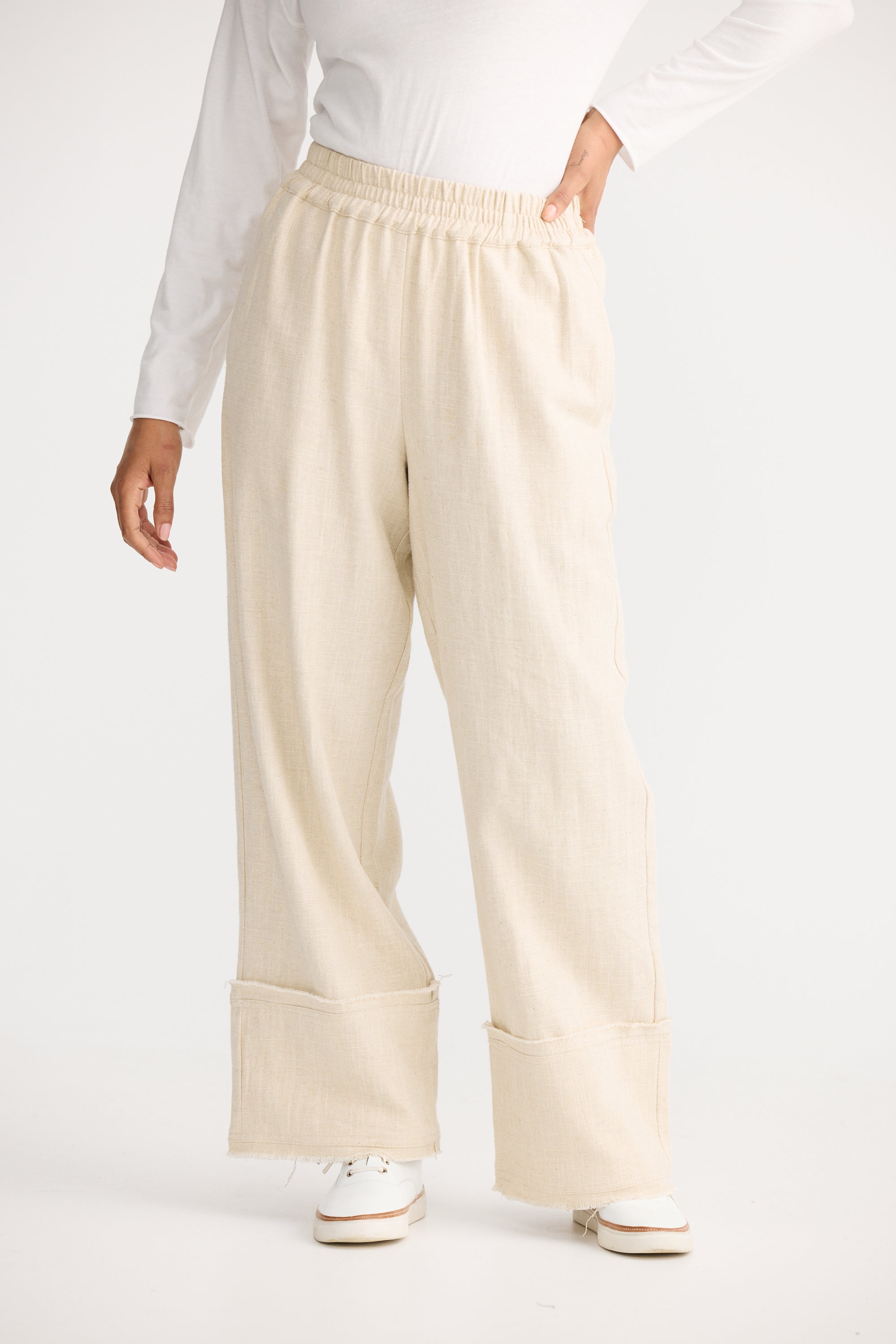 Cadiz Pant - Natural-Pants-The Shanty Corporation-The Bay Room