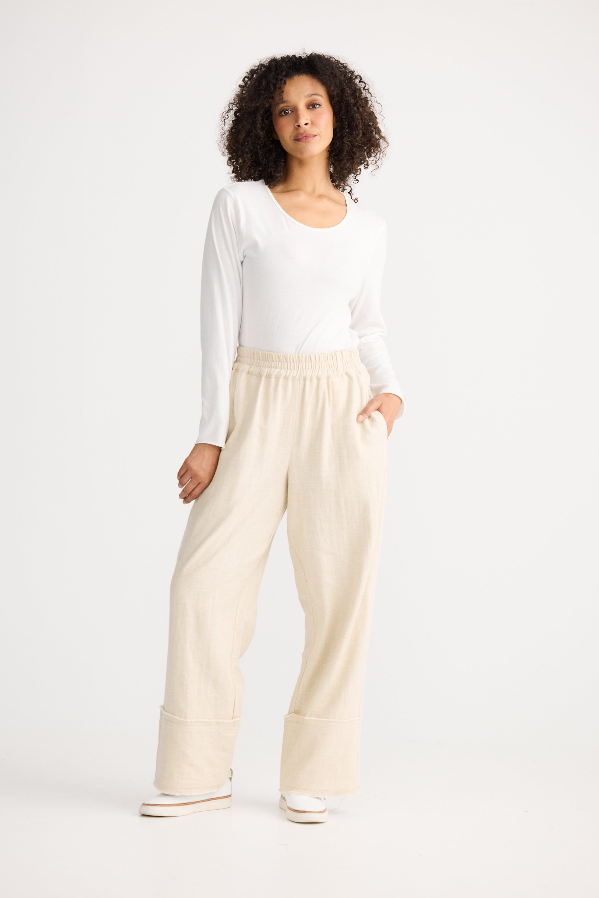 Cadiz Pant - Natural-Pants-The Shanty Corporation-The Bay Room