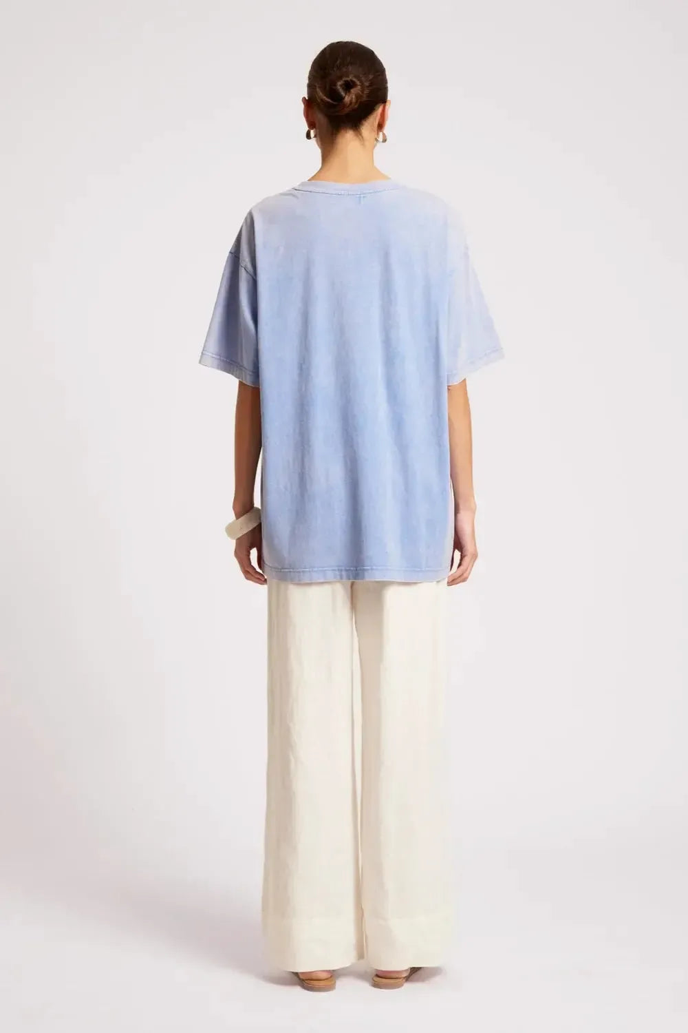 Caldera Oversize Tshirt - Marine-Tops-Eb & Ive-The Bay Room