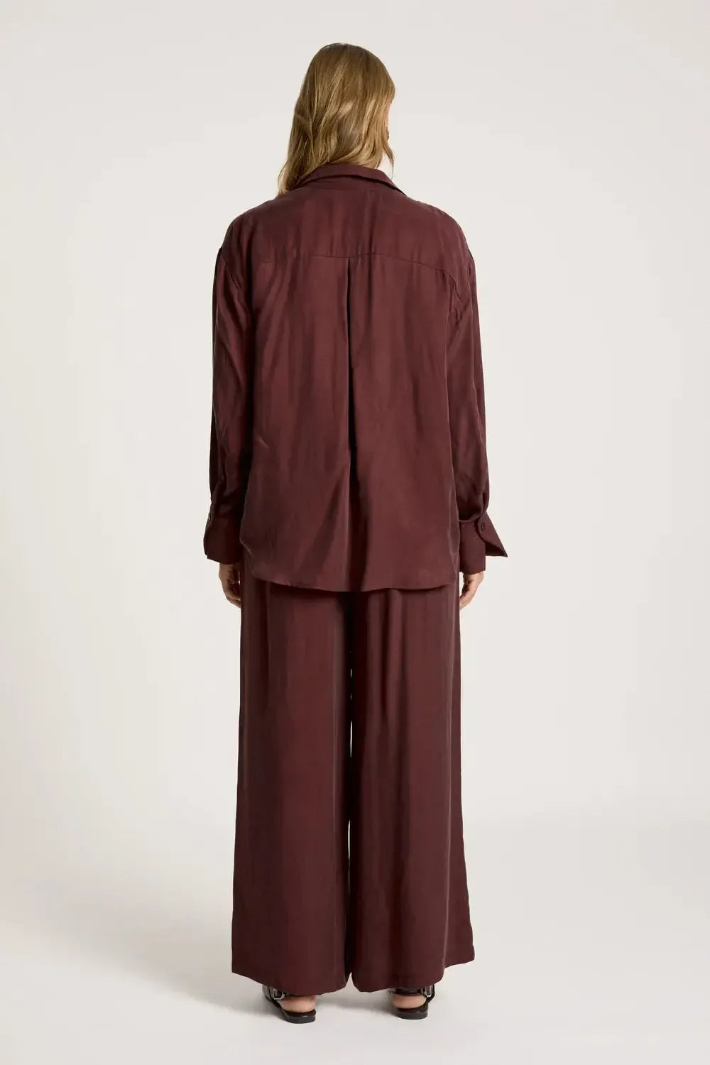 Calista Shirt - Mahogany-Tops-Eb & Ive-The Bay Room