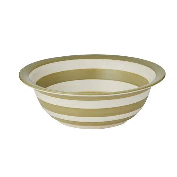 Calypso Ceramic Bowl 28.5x9cm Olive-Dining & Entertaining-Coast To Coast Home-The Bay Room