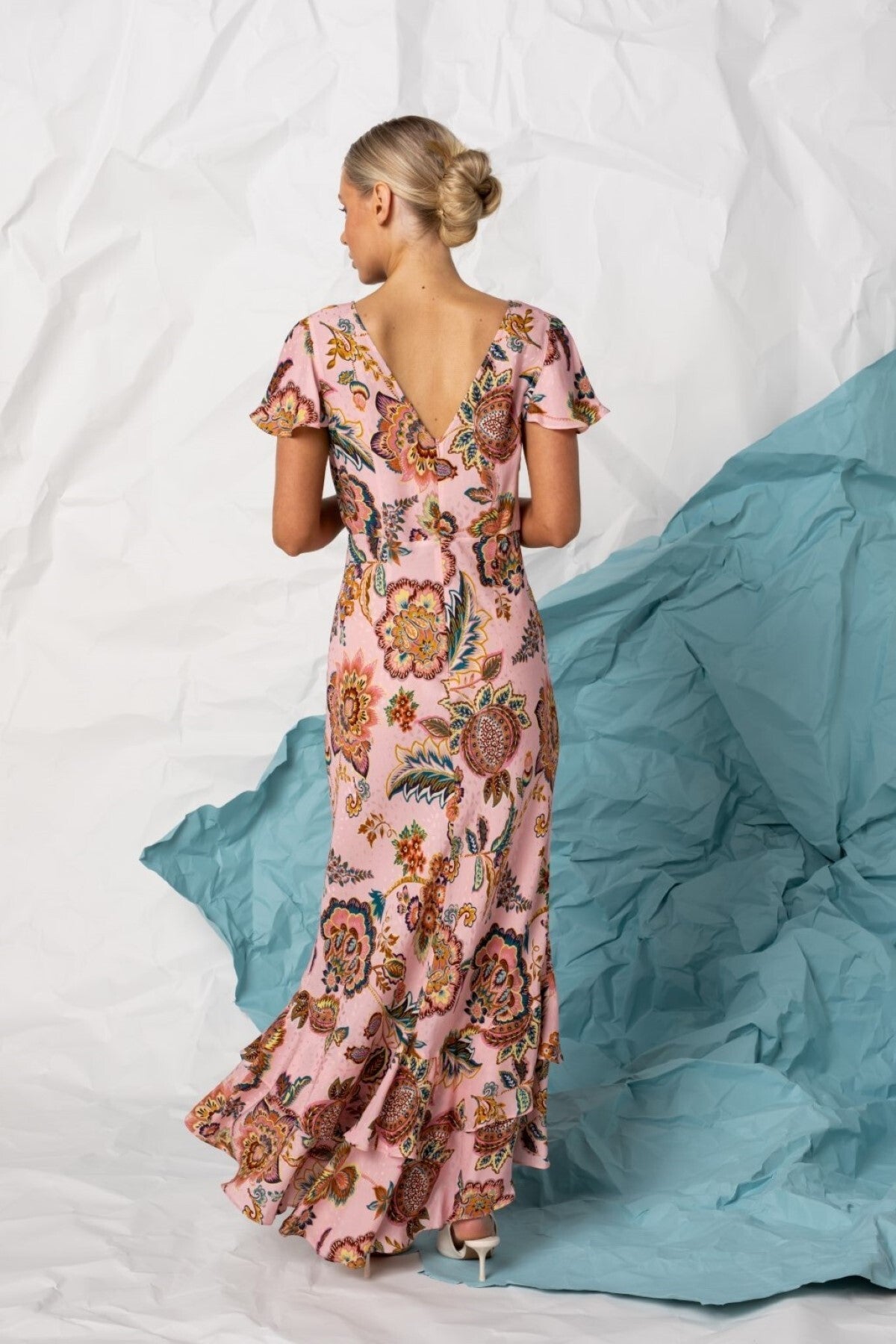 Camila Maxi Dress Celestial Rose-Dresses-Kachel-The Bay Room