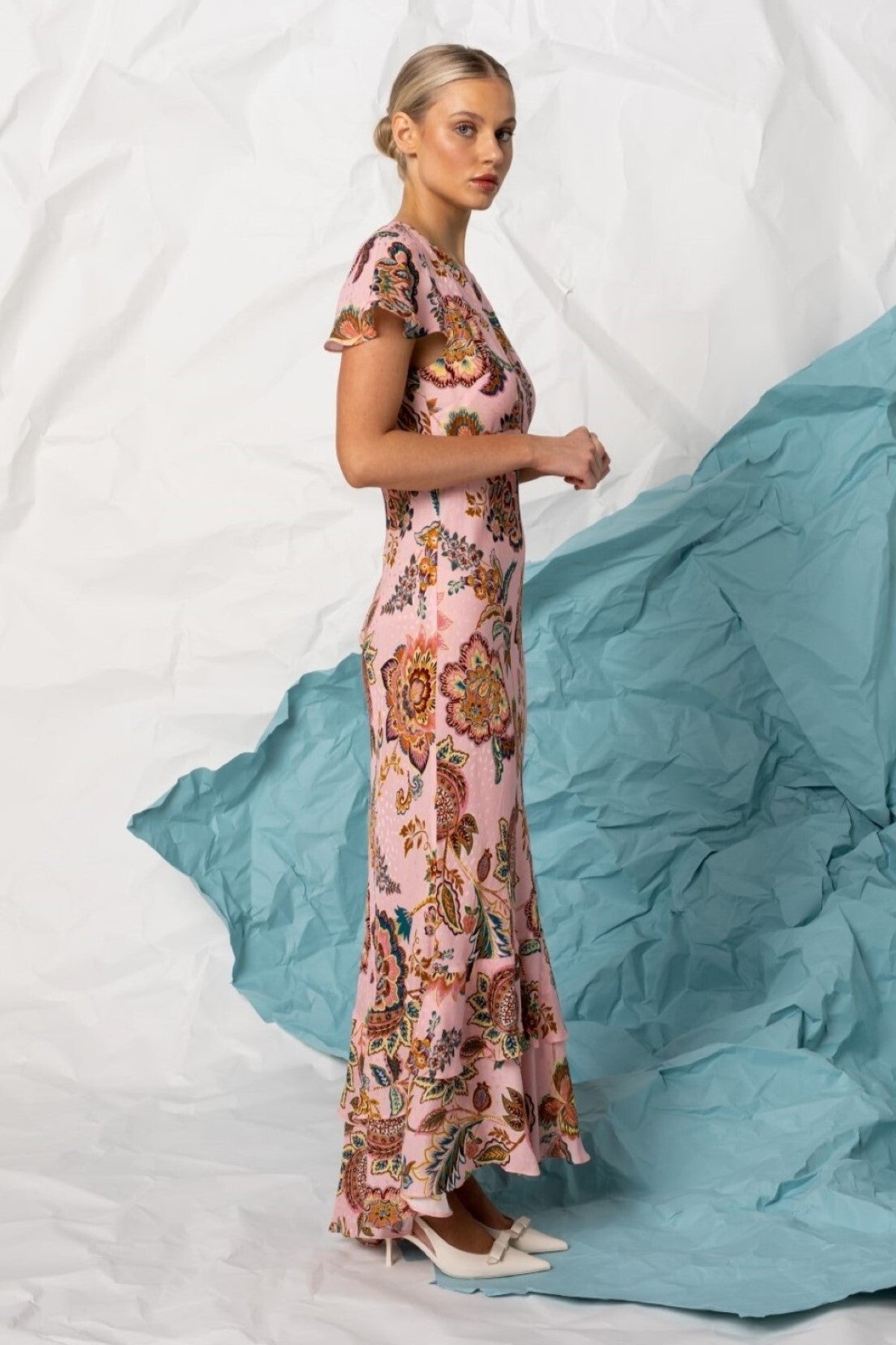 Camila Maxi Dress Celestial Rose-Dresses-Kachel-The Bay Room