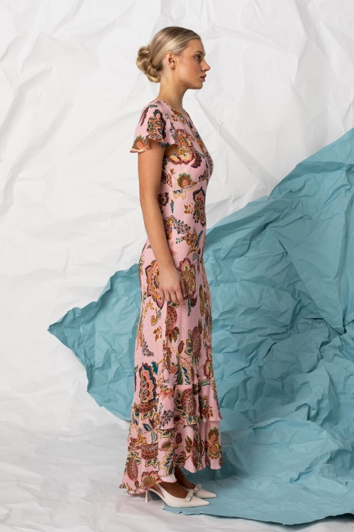 Camila Maxi Dress Celestial Rose-Dresses-Kachel-The Bay Room