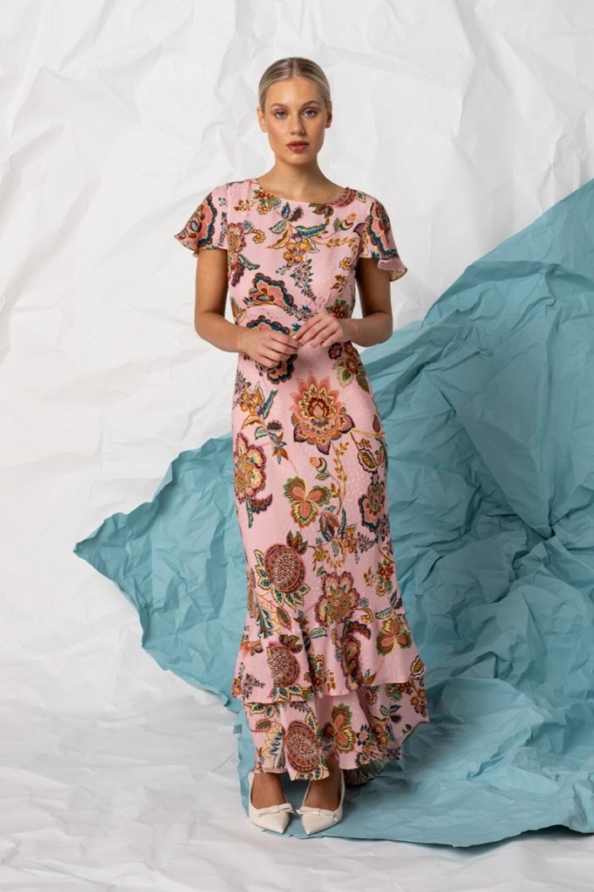 Camila Maxi Dress Celestial Rose-Dresses-Kachel-The Bay Room