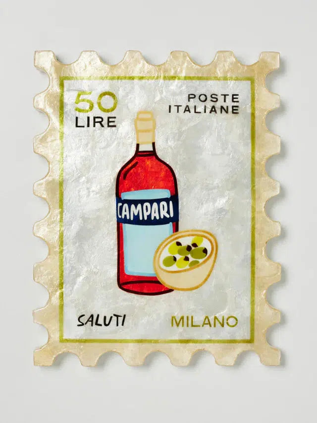 Campari Stamp-Wall Decor-Jones & Co-The Bay Room