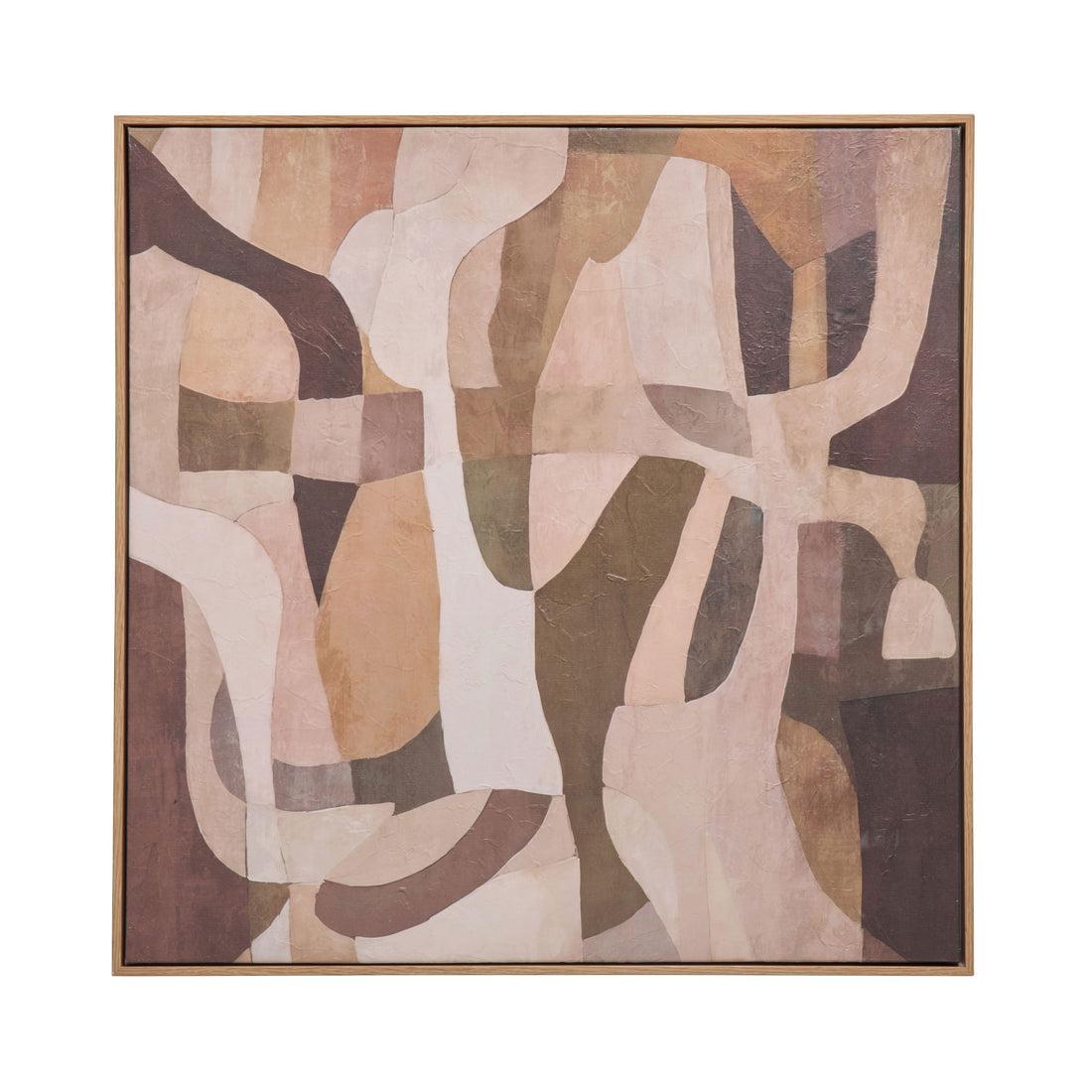 Canyon Shapes Wall Art 80x80x3.8cm-Wall Decor-Amalfi-The Bay Room