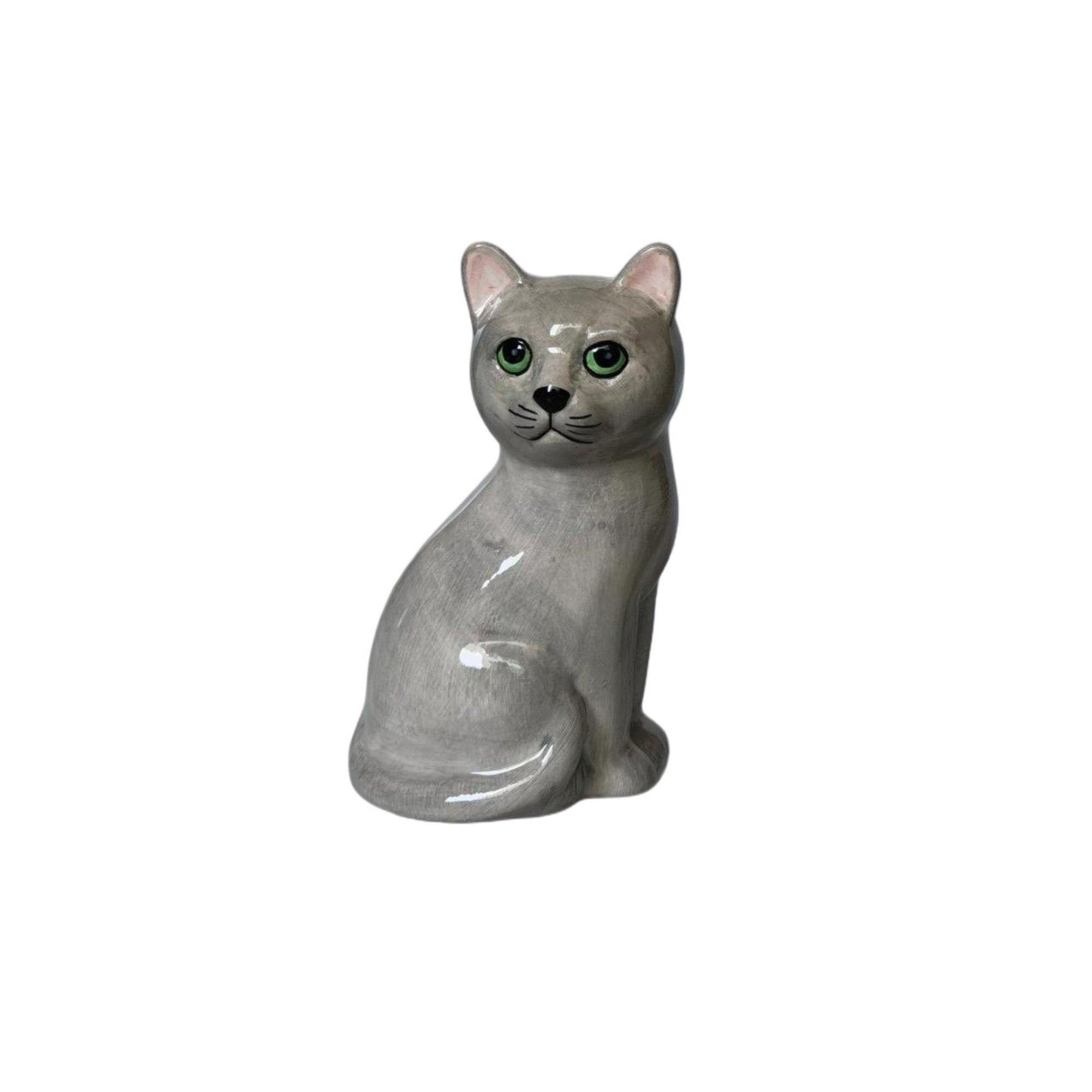 Cappy Cat Vase Grey 12cm-Pots, Planters & Vases-Urban Products-The Bay Room