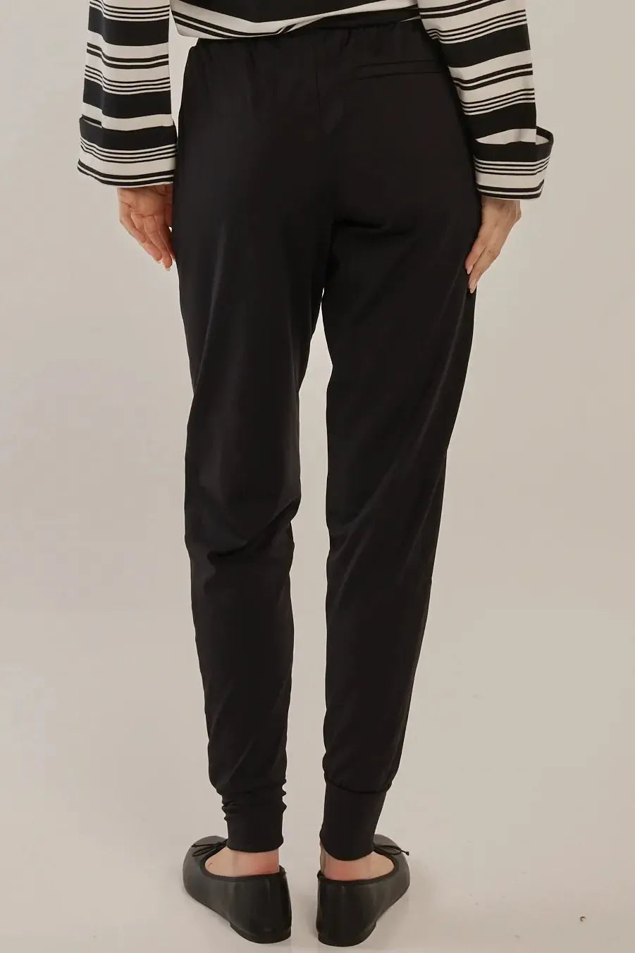 Cara Travel Jogger - Black-Pants-Betty Basics-The Bay Room
