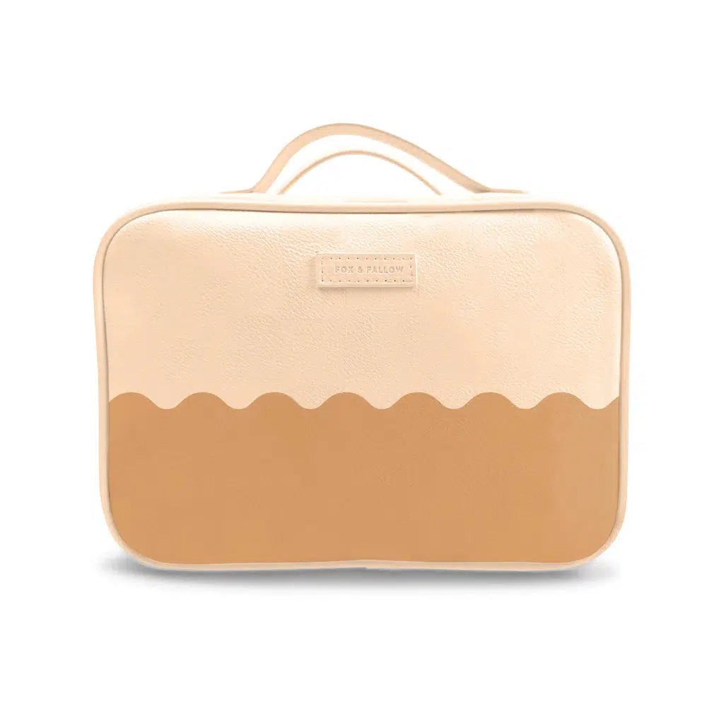 Caramel Ripple Cosmetic Bag-Nursery & Nurture-Fox & Fallow-The Bay Room