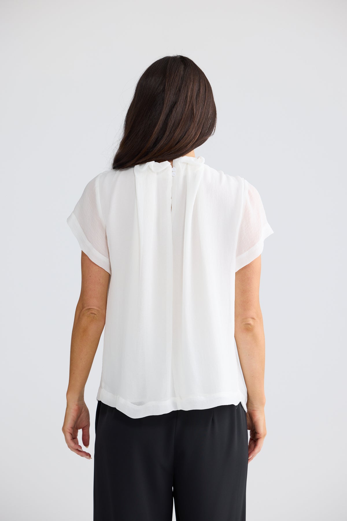Carina Blouse - White-Tops-Brave & True-The Bay Room