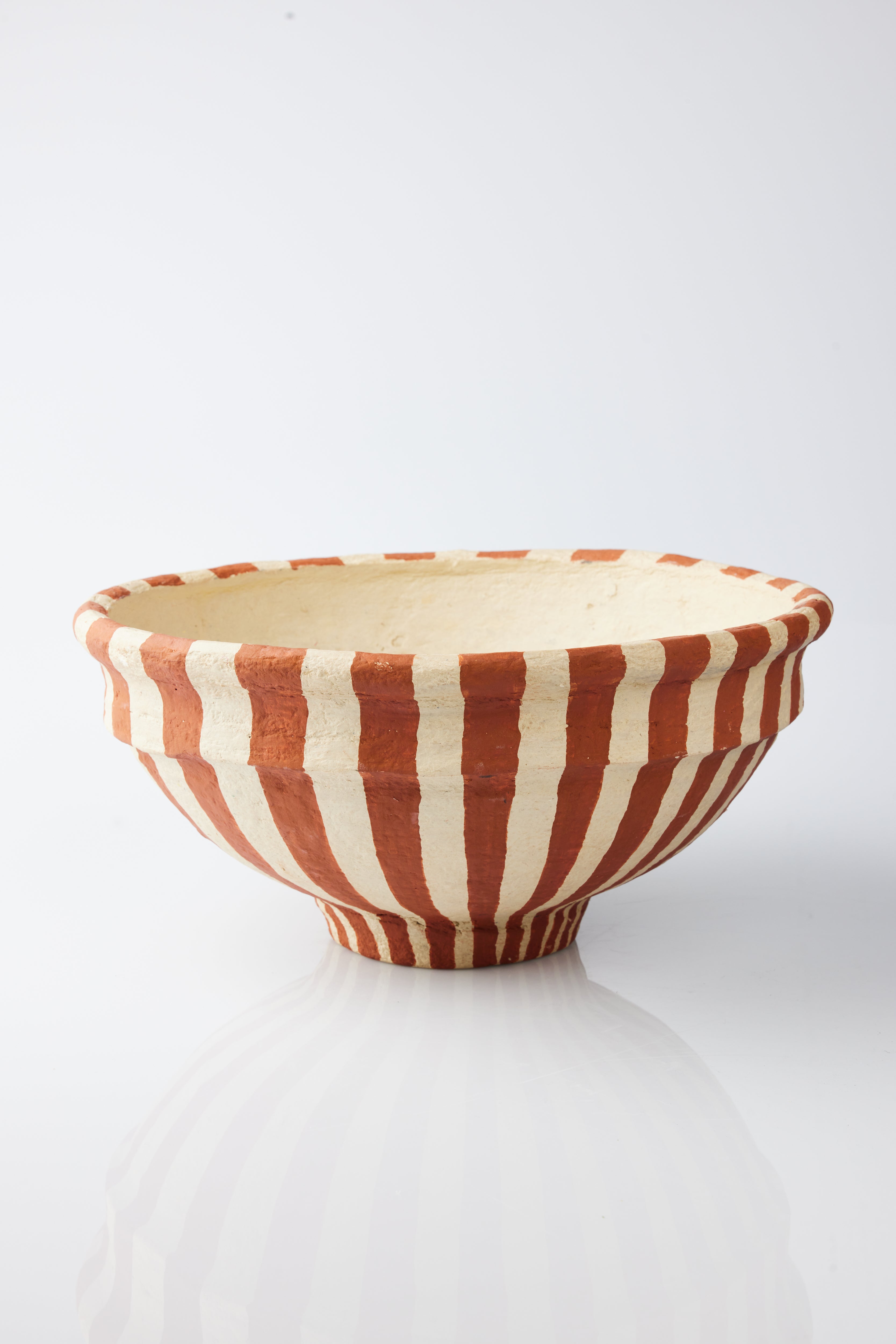 Carnival Bowl - Terracotta Stripe-Decor Items-Holiday-The Bay Room