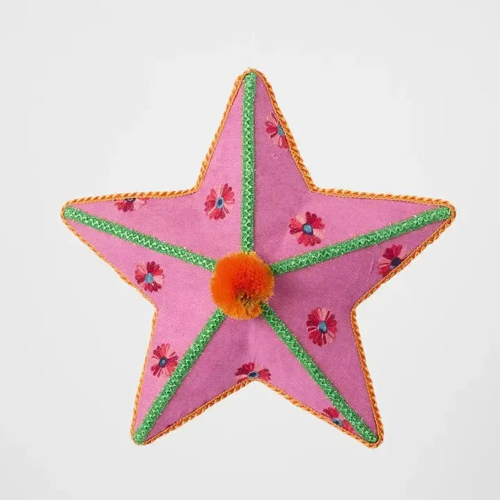 Carnivale Peony Hanging Star Pink-Christmas-Vixen & Velvet-The Bay Room