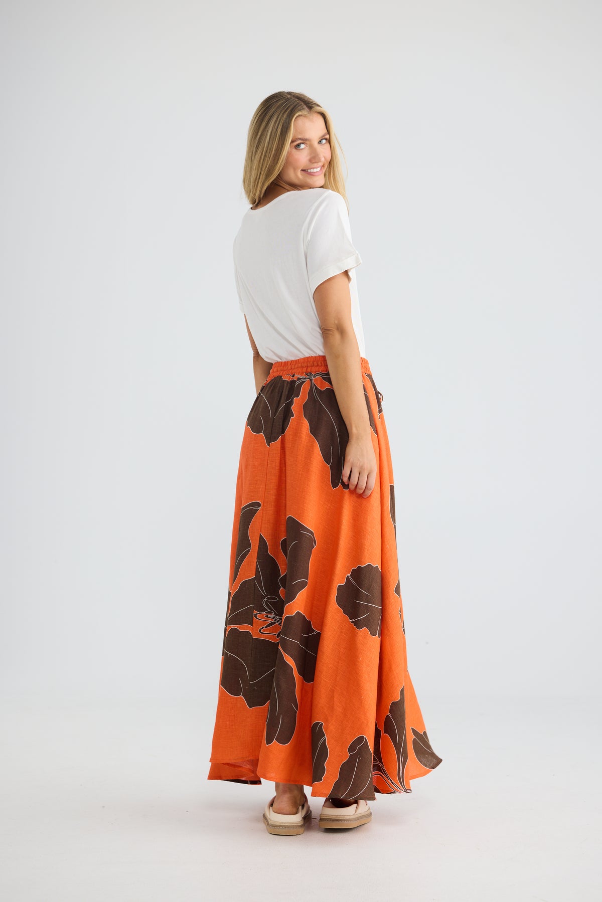 Carousel Skirt - Hibiscus Breeze-Skirts-Holiday-The Bay Room