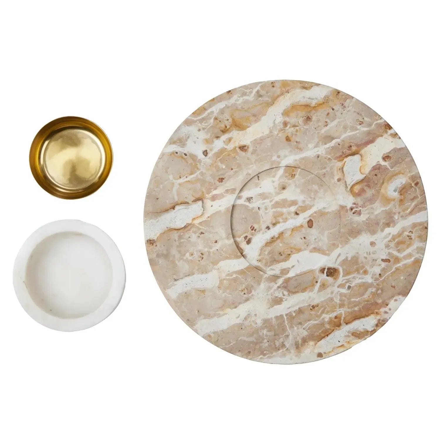Carprani Round Chip Dip Platter 33x33x8cm-Grand Designs-The Bay Room