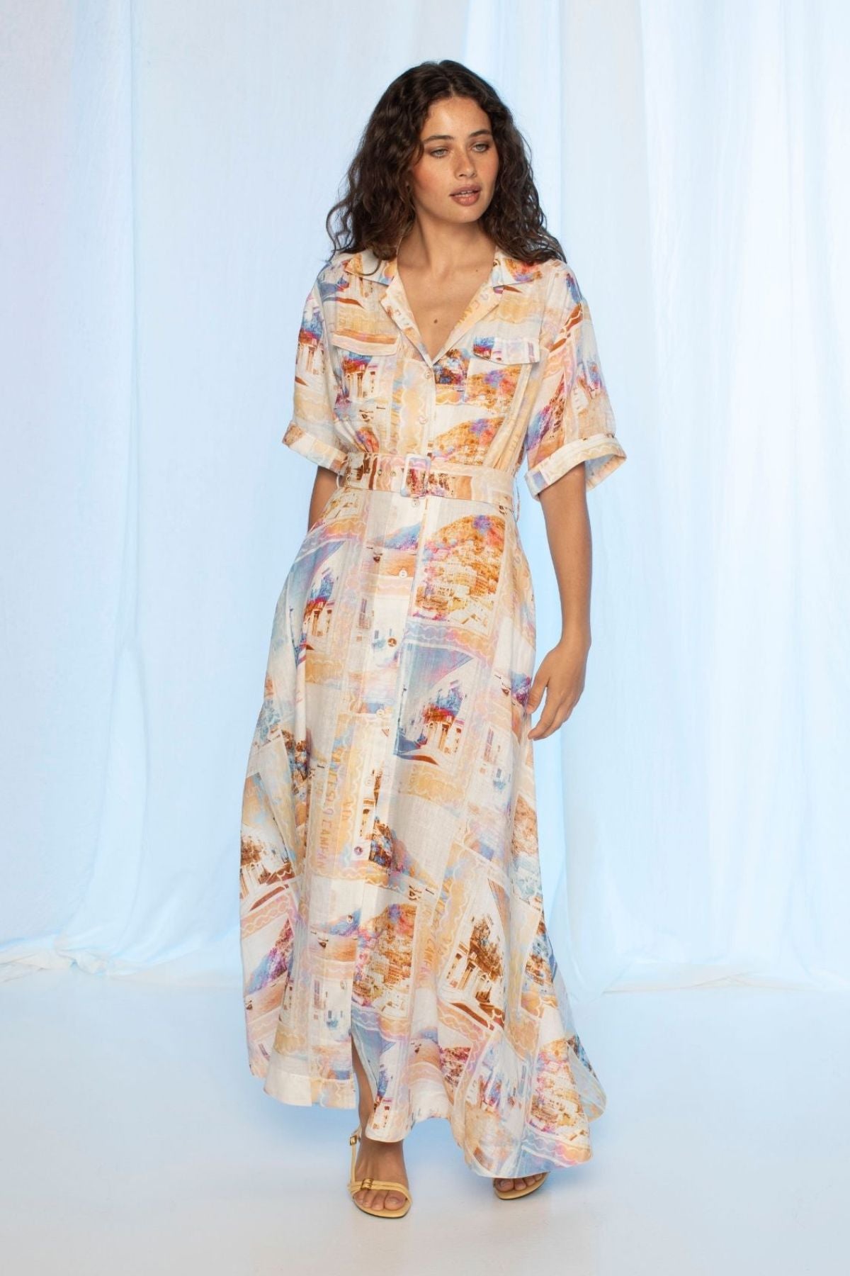 Carrie Maxi Dress - Amalfi-Dresses-Kachel-The Bay Room