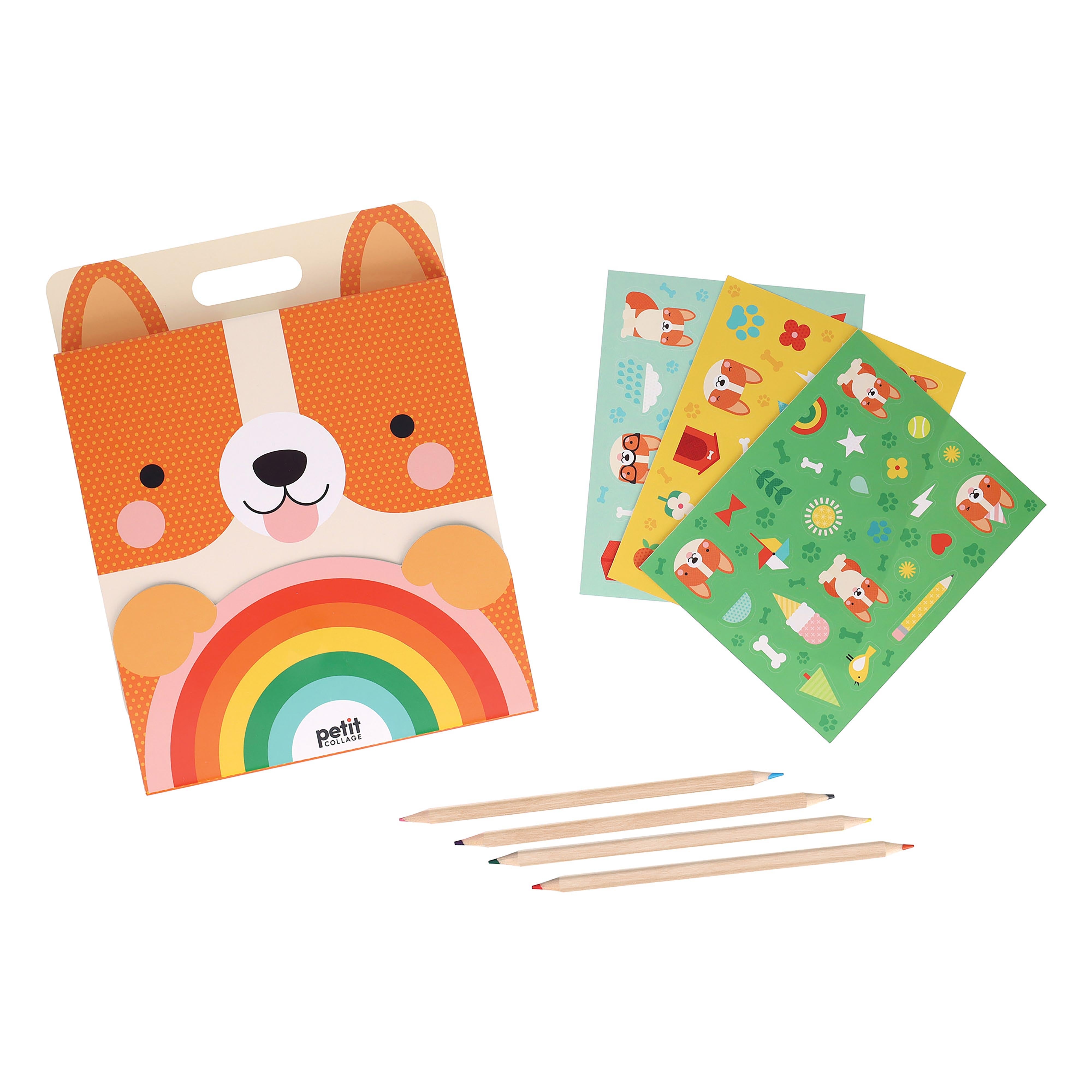 Carry-Along Sketch Kit-Corgi-Fun & Games-Petite Collage-The Bay Room