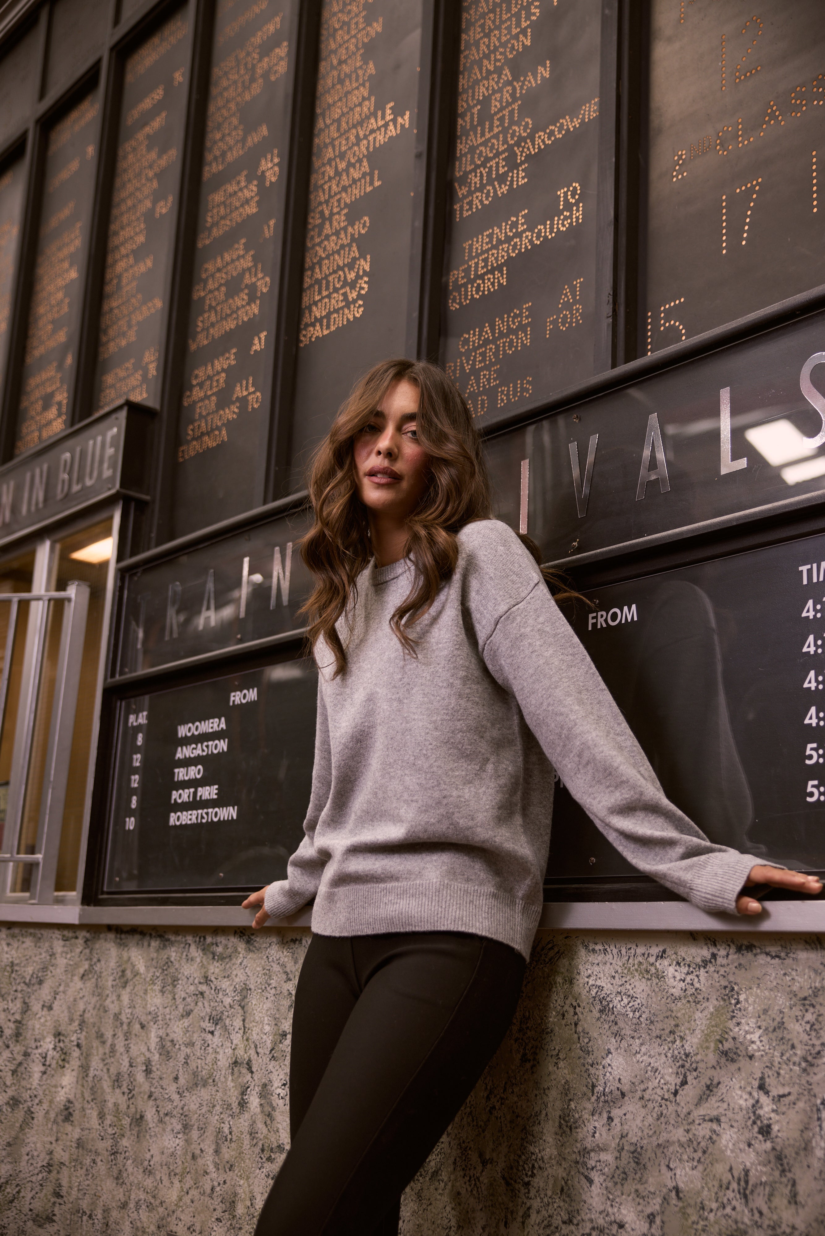 Casey Knit - Ash-Knitwear & Jumpers-Brave & True-The Bay Room