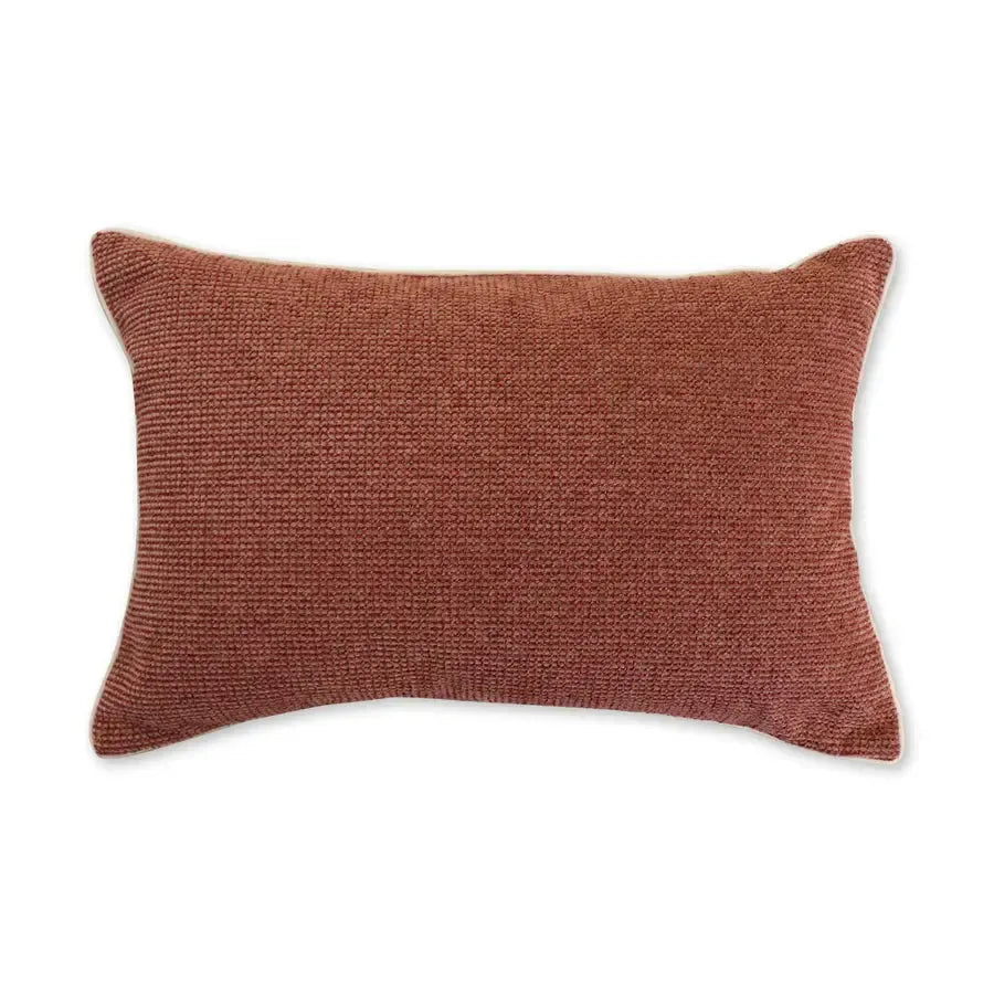 Casey Rosewood Melange Cushion 40x60cm-Soft Furnishings-Madras Link-The Bay Room