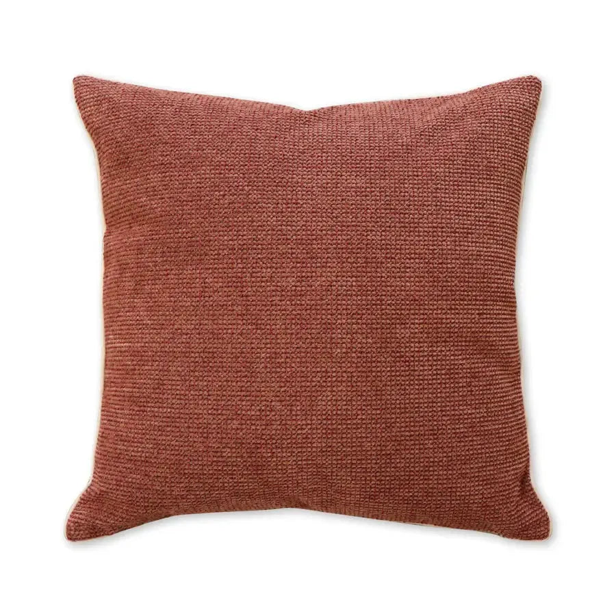Casey Rosewood Melange Cushion 55x55cm-Soft Furnishings-Madras Link-The Bay Room